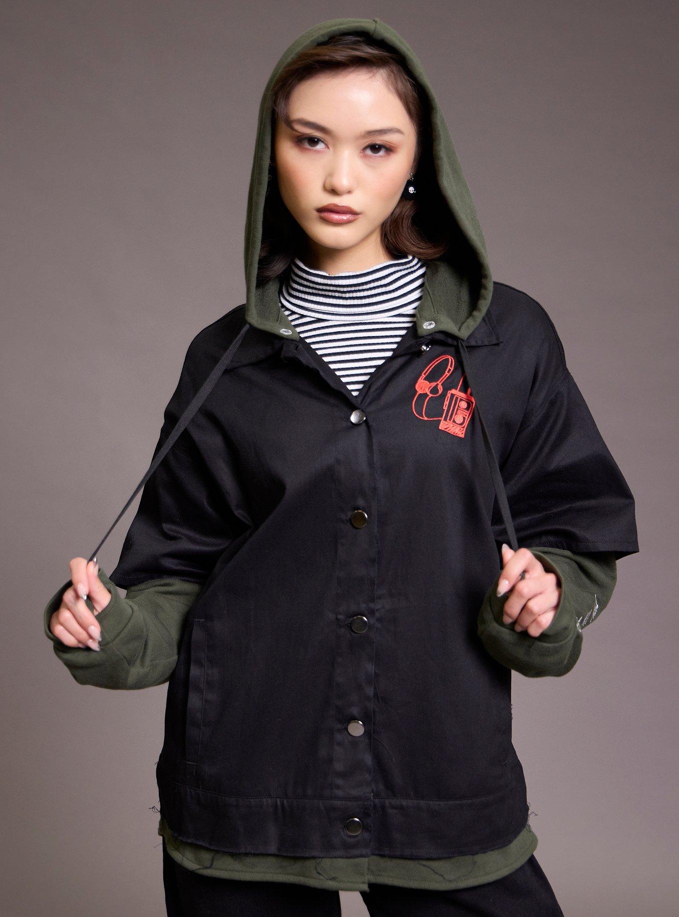 Stranger Things Max Mayfield Music Girls Twofer Jacket, MULTI, alternate