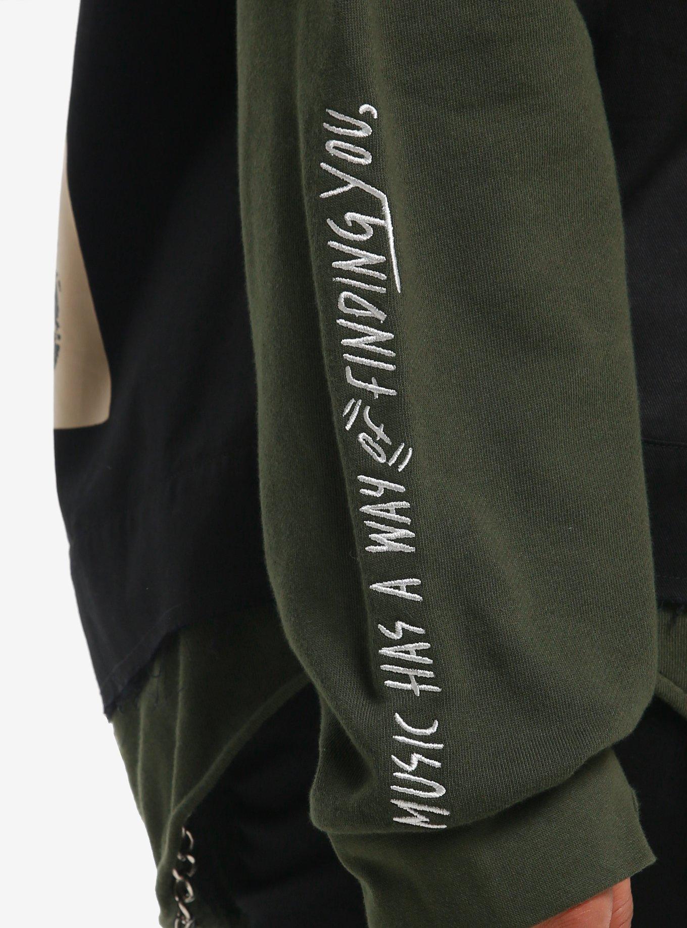 Stranger Things Max Mayfield Music Girls Twofer Jacket Plus Size, MULTI, alternate