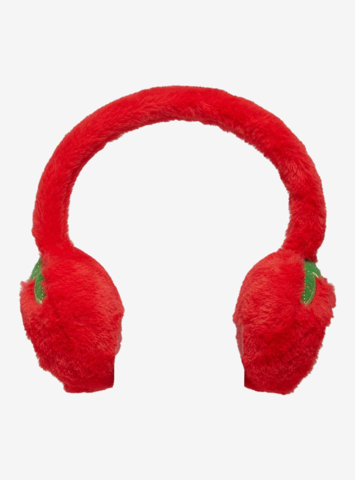 Strawberry Shortcake Berry Plush Earmuffs — BoxLunch Exclusive, , hi-res