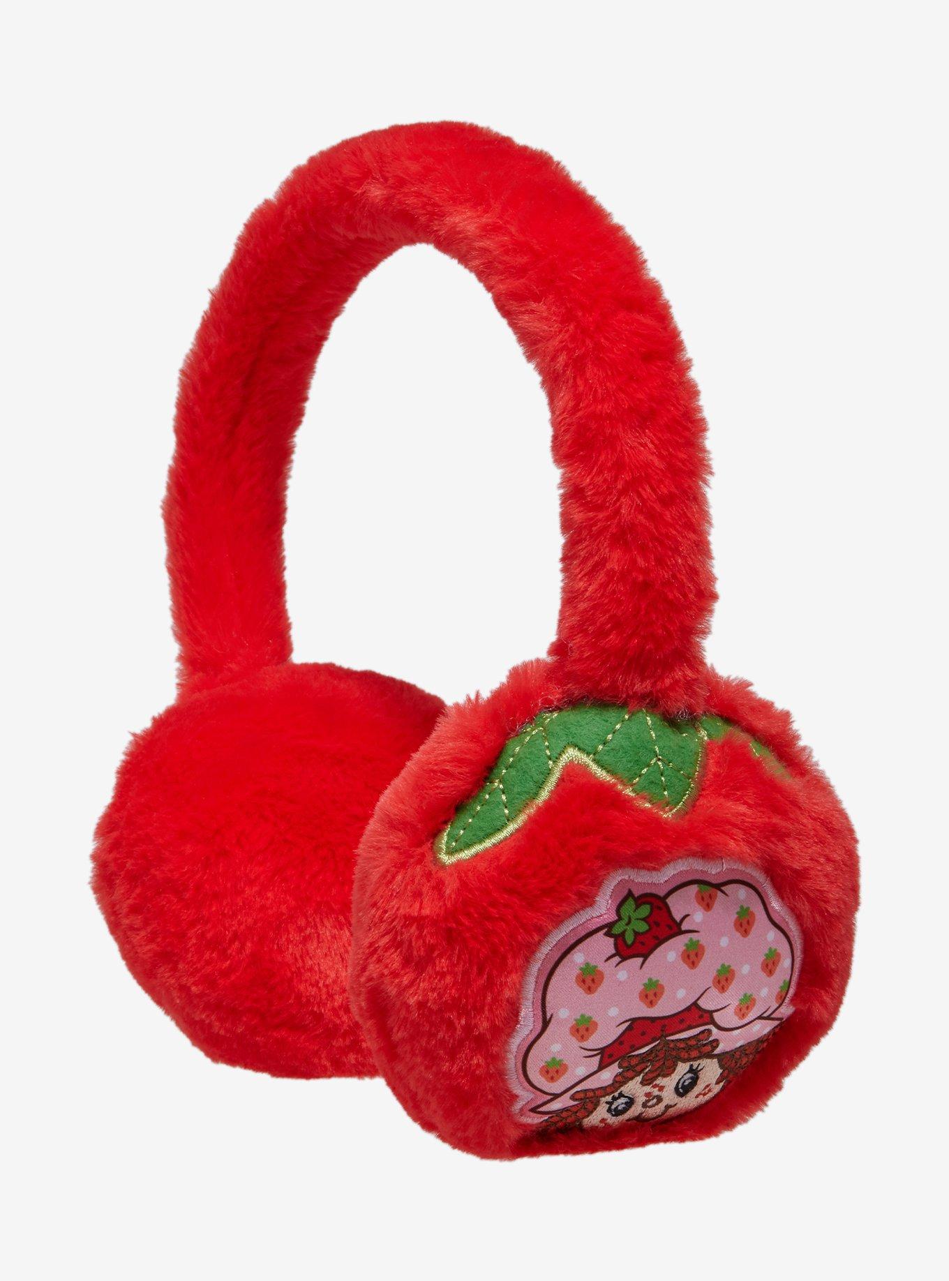 Strawberry Shortcake Berry Plush Earmuffs — BoxLunch Exclusive, , alternate