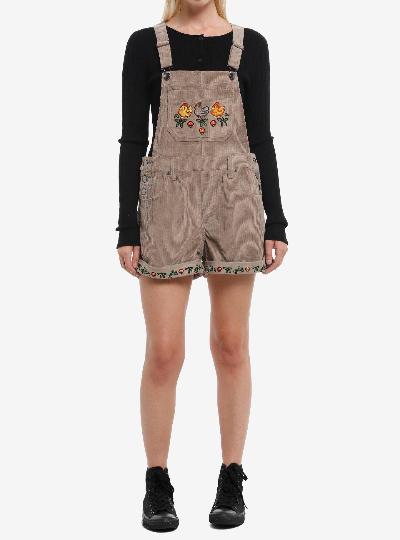 Stardew Valley Corduroy Shortalls, , hi-res