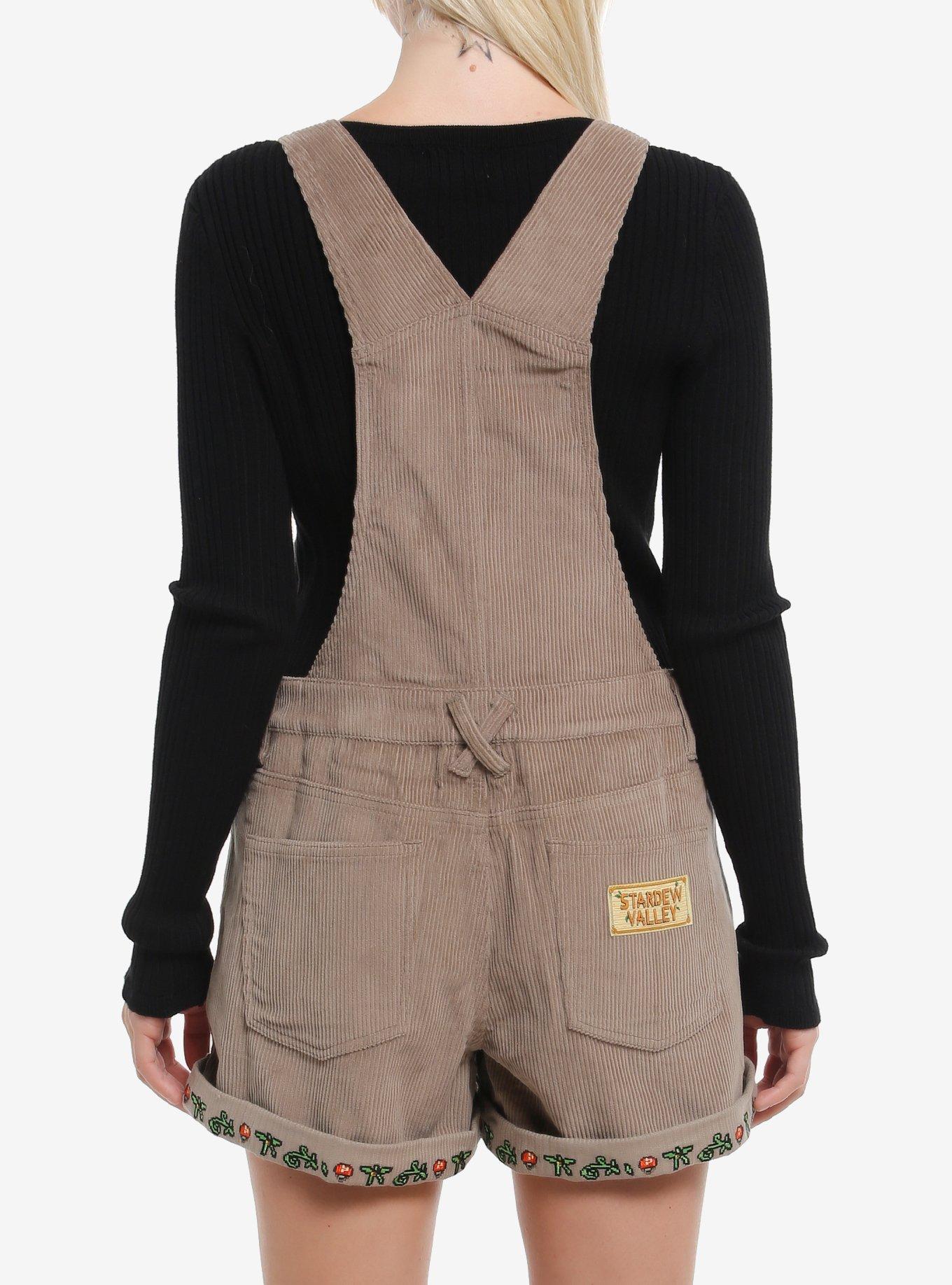 Stardew Valley Corduroy Shortalls, MULTI, alternate