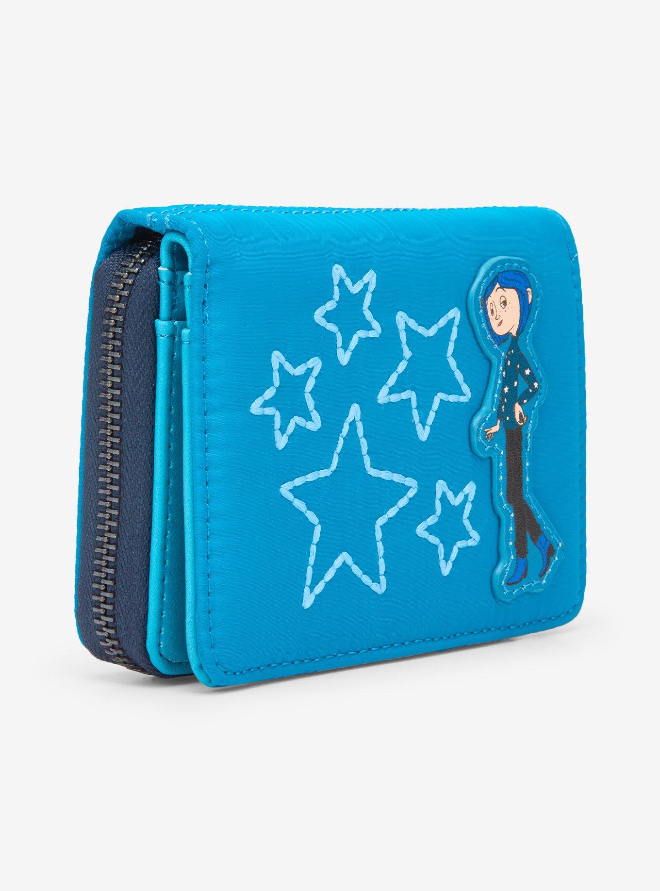 Coraline Stars Quilted Wallet - BoxLunch Exclusive, , hi-res