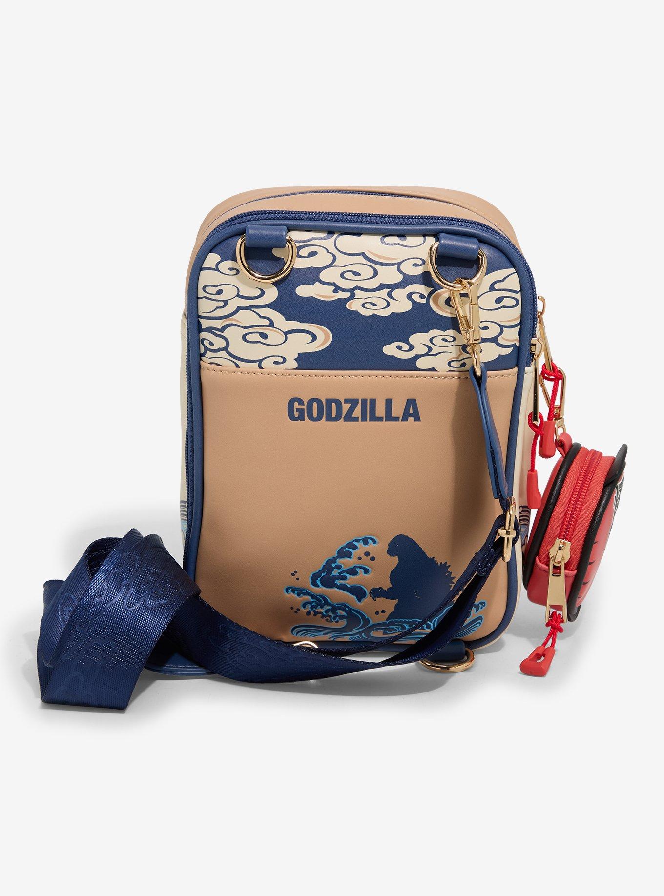 Godzilla Sea Storm Tonal Crossbody Bag with Coin Purse - BoxLunch Exclusive, , alternate