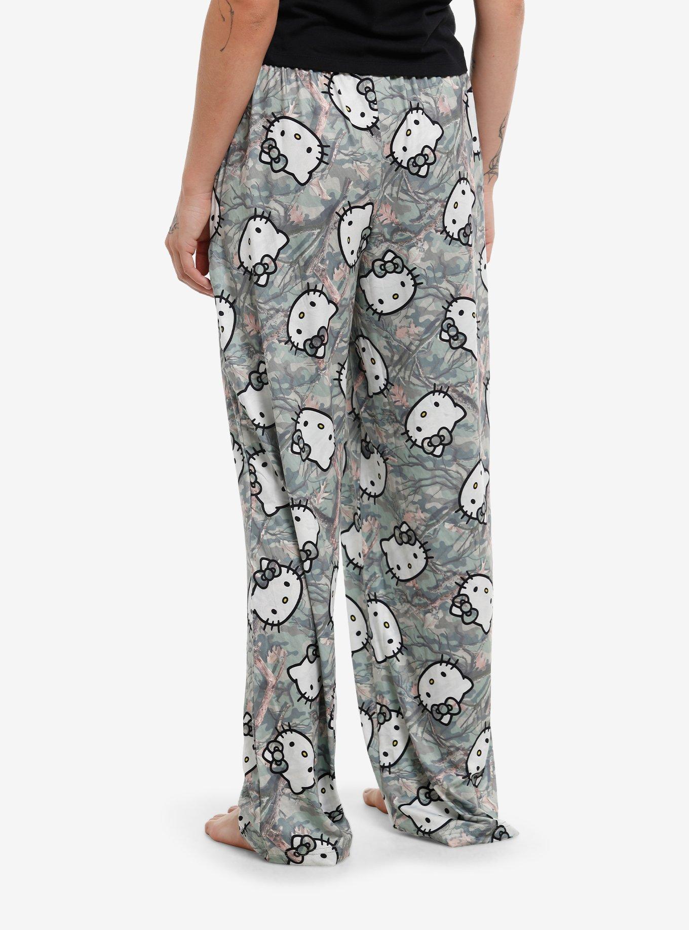 Hello Kitty Camouflage Pajama Pants, , hi-res