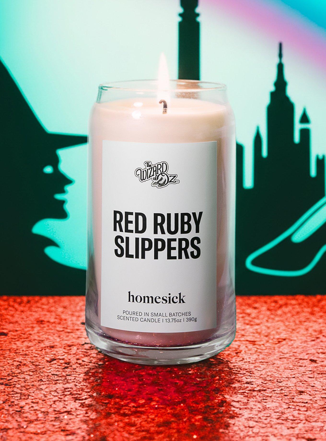 Homesick The Wizard Of Oz Red Ruby Slippers Candle, , alternate - view 3