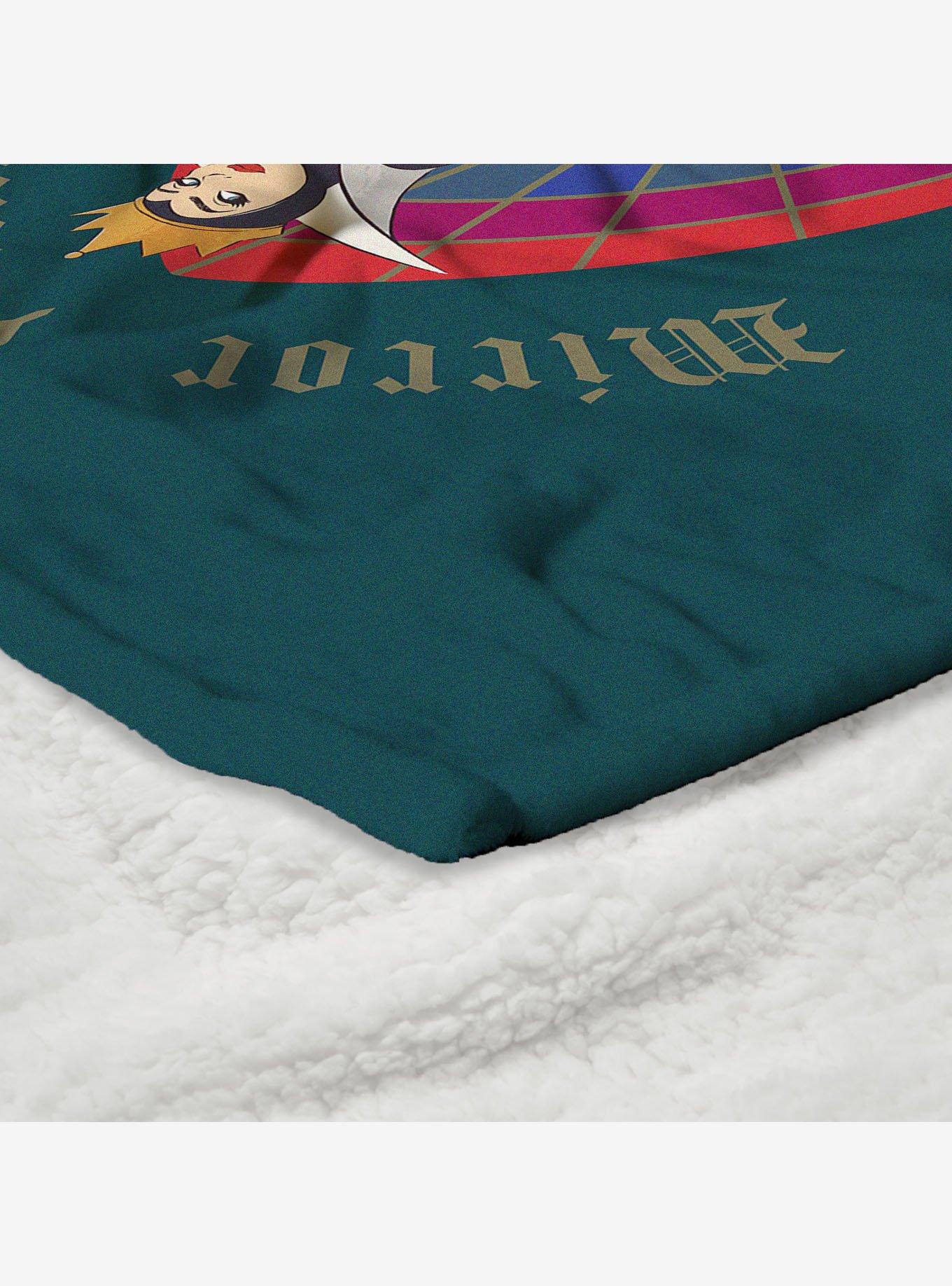 Disney Snow White Stained Glass Mirror Silk Touch Sherpa Throw Blanket, , alternate