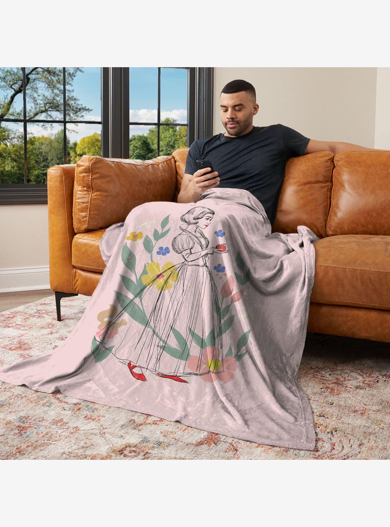 Disney Snow White Woodland Snow White 60x80" Silk Touch Throw Blanket, , alternate