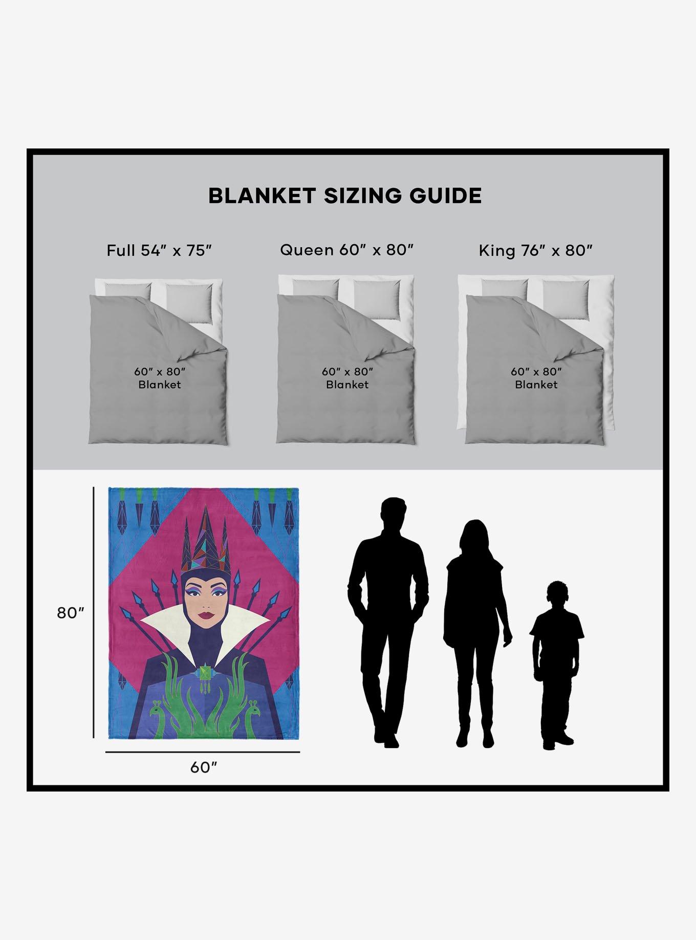 Disney Snow White Geometric Evil Queen 60x80" Silk Touch Throw Blanket, , alternate