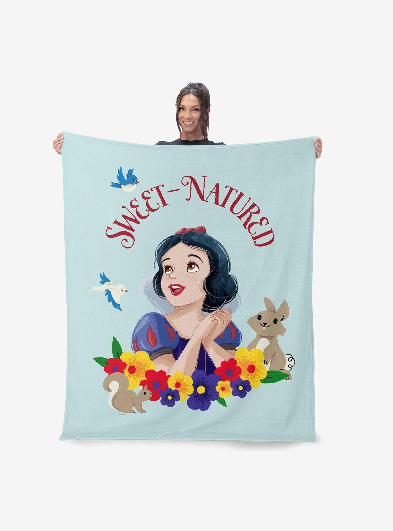 Disney Snow White Sweet Natured 60x80" Silk Touch Throw Blanket, , hi-res