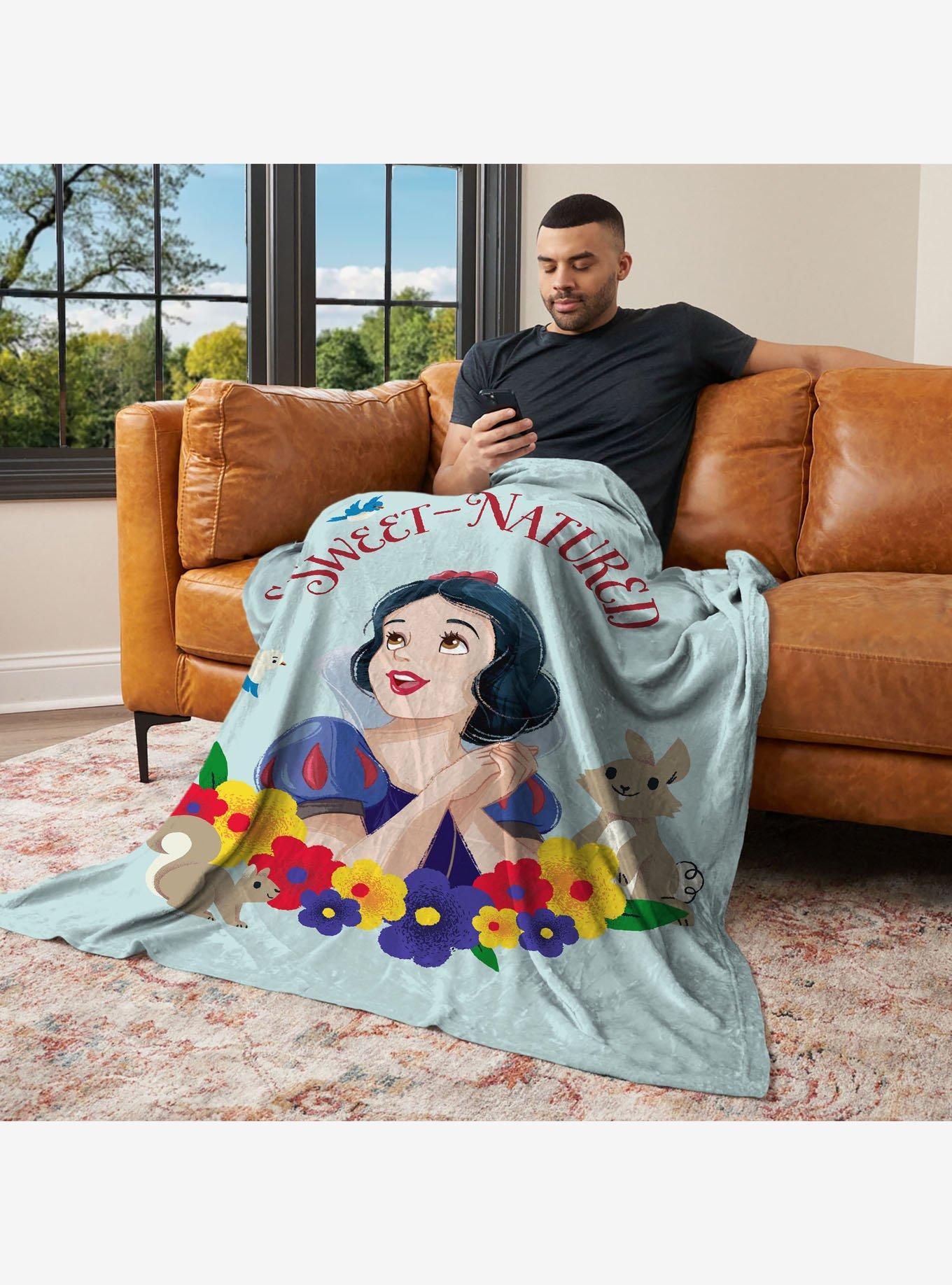 Disney Snow White Sweet Natured 60x80" Silk Touch Throw Blanket, , alternate