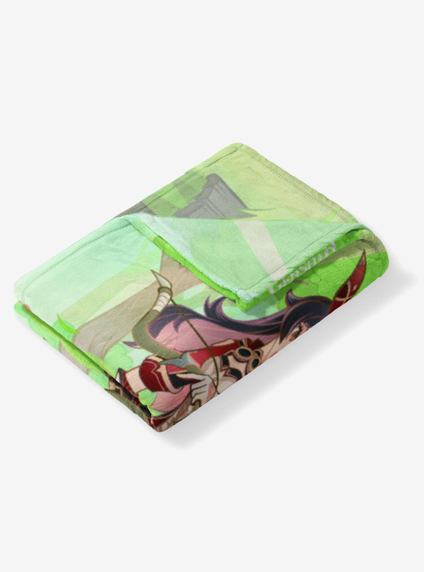 Genshin Impact Character 036 Amber Silk Touch Throw Blanket, , hi-res