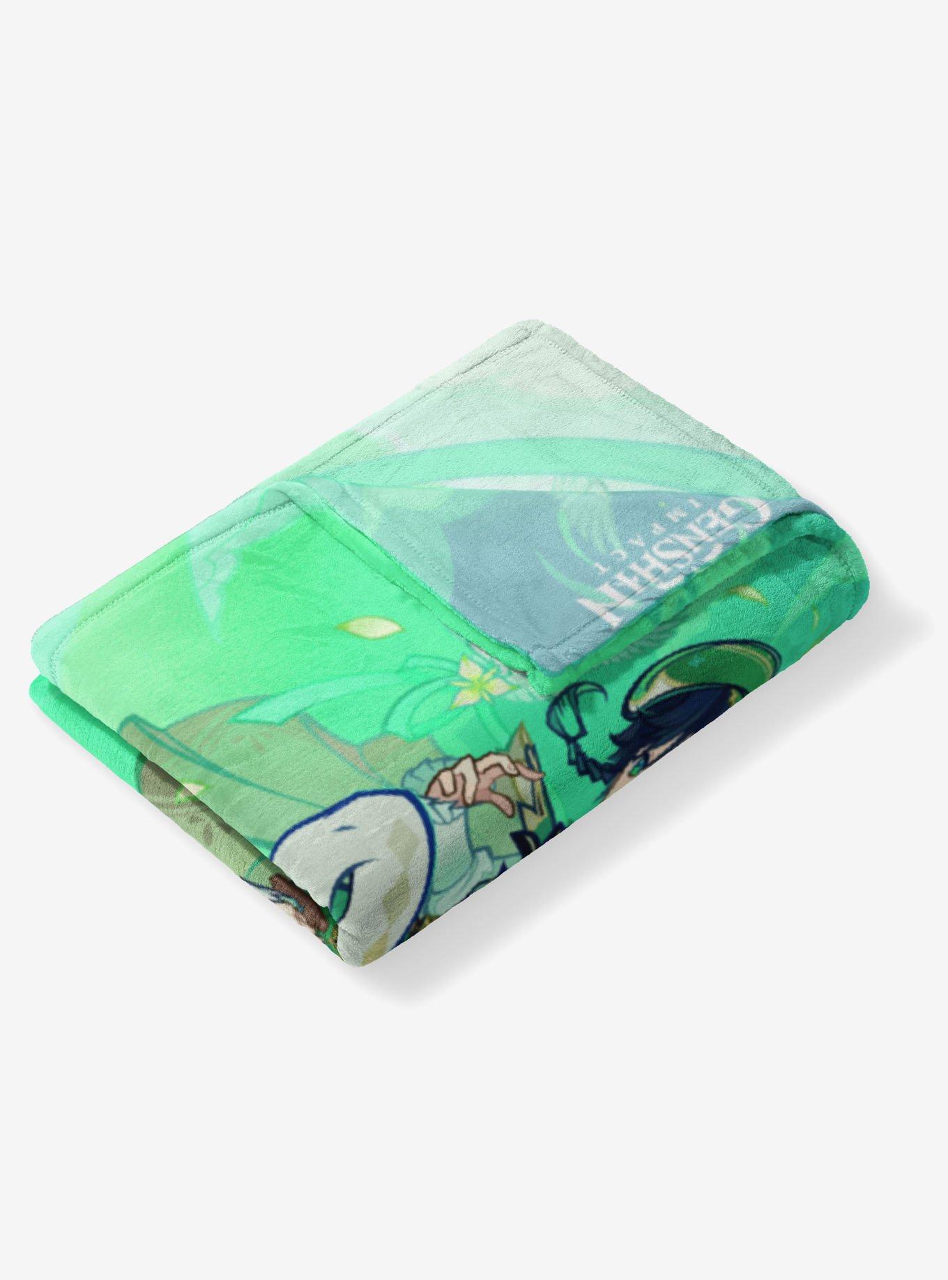 Genshin Impact Character 041 Venti Silk Touch Throw Blanket, , hi-res