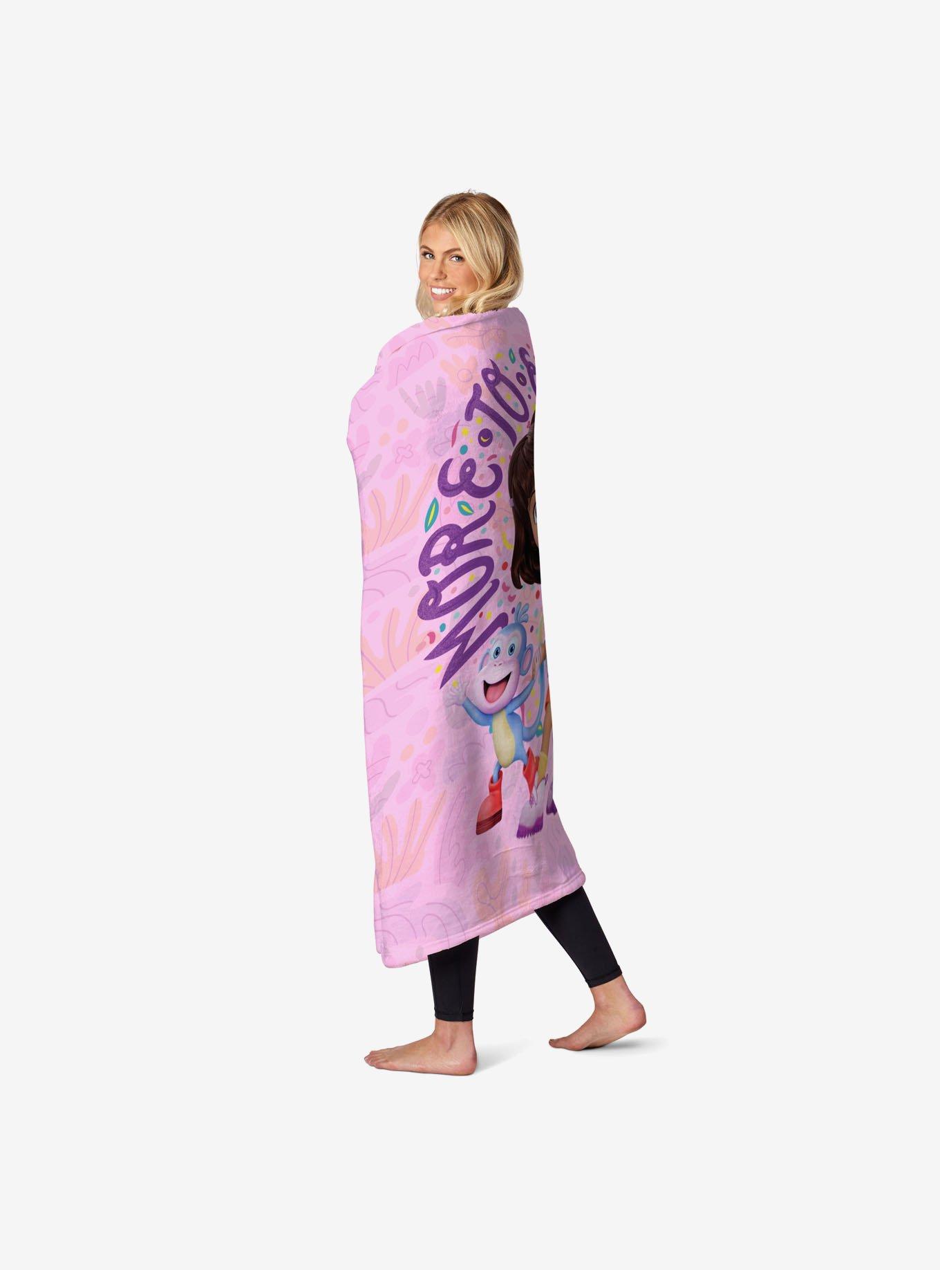 Dora The Explorer More to Explore 40x50" Silk Touch Throw Blanket, , alternate