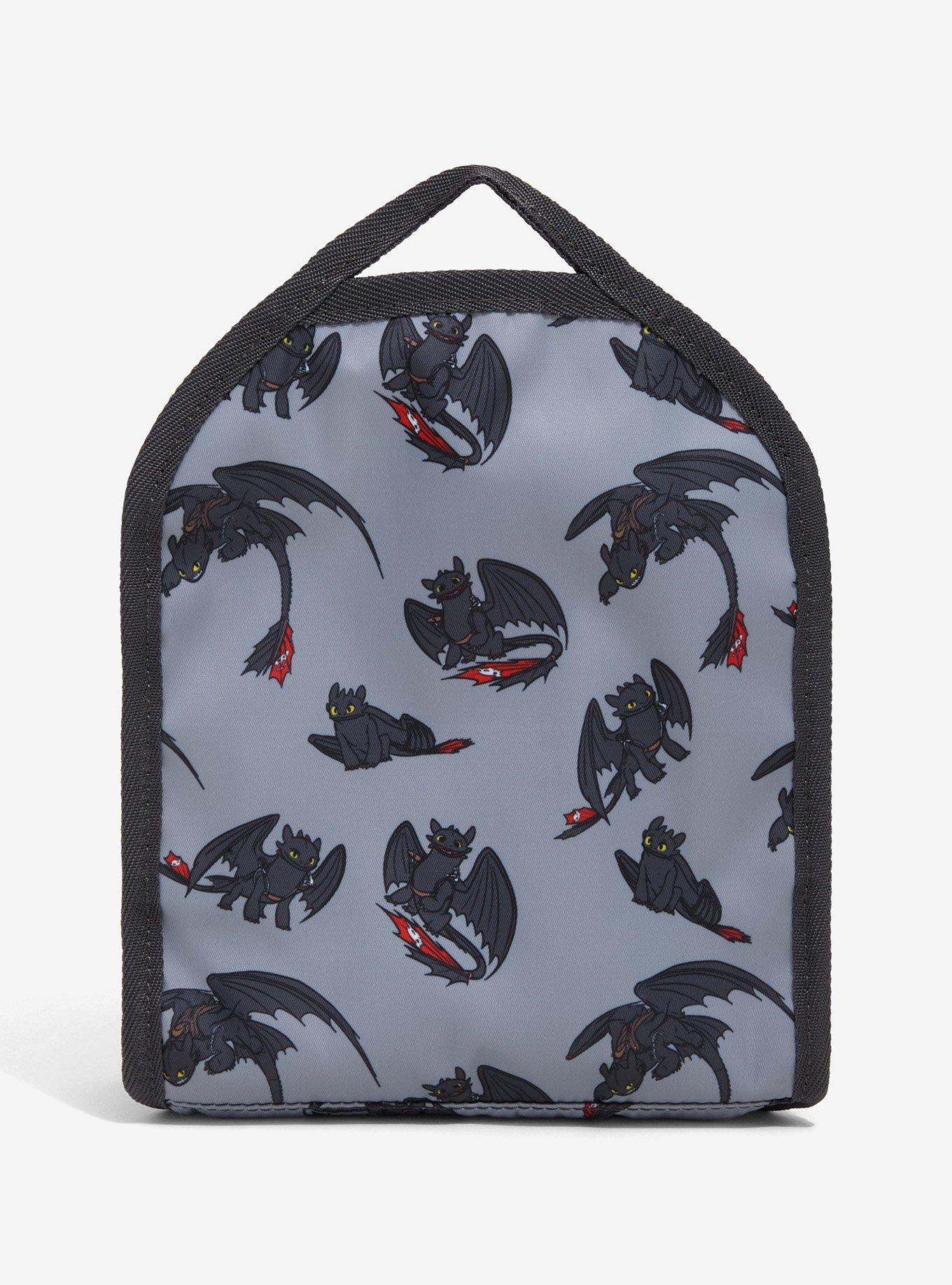 How To Train Your Dragon Toothless Allover Print Mini Backpack Organizer, , alternate