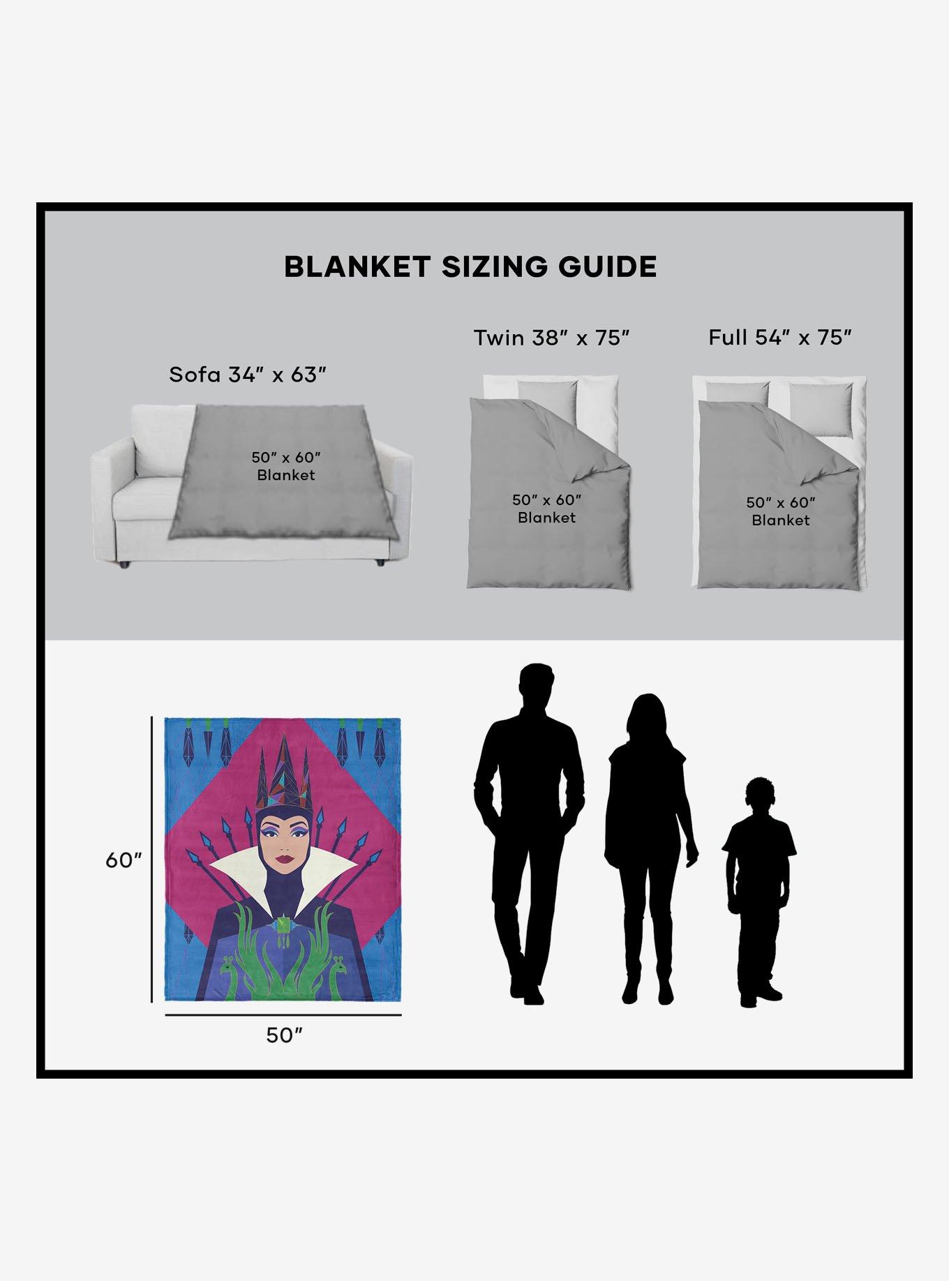 Disney Snow White Geometric Evil Queen 50x60" Silk Touch Throw Blanket, , alternate