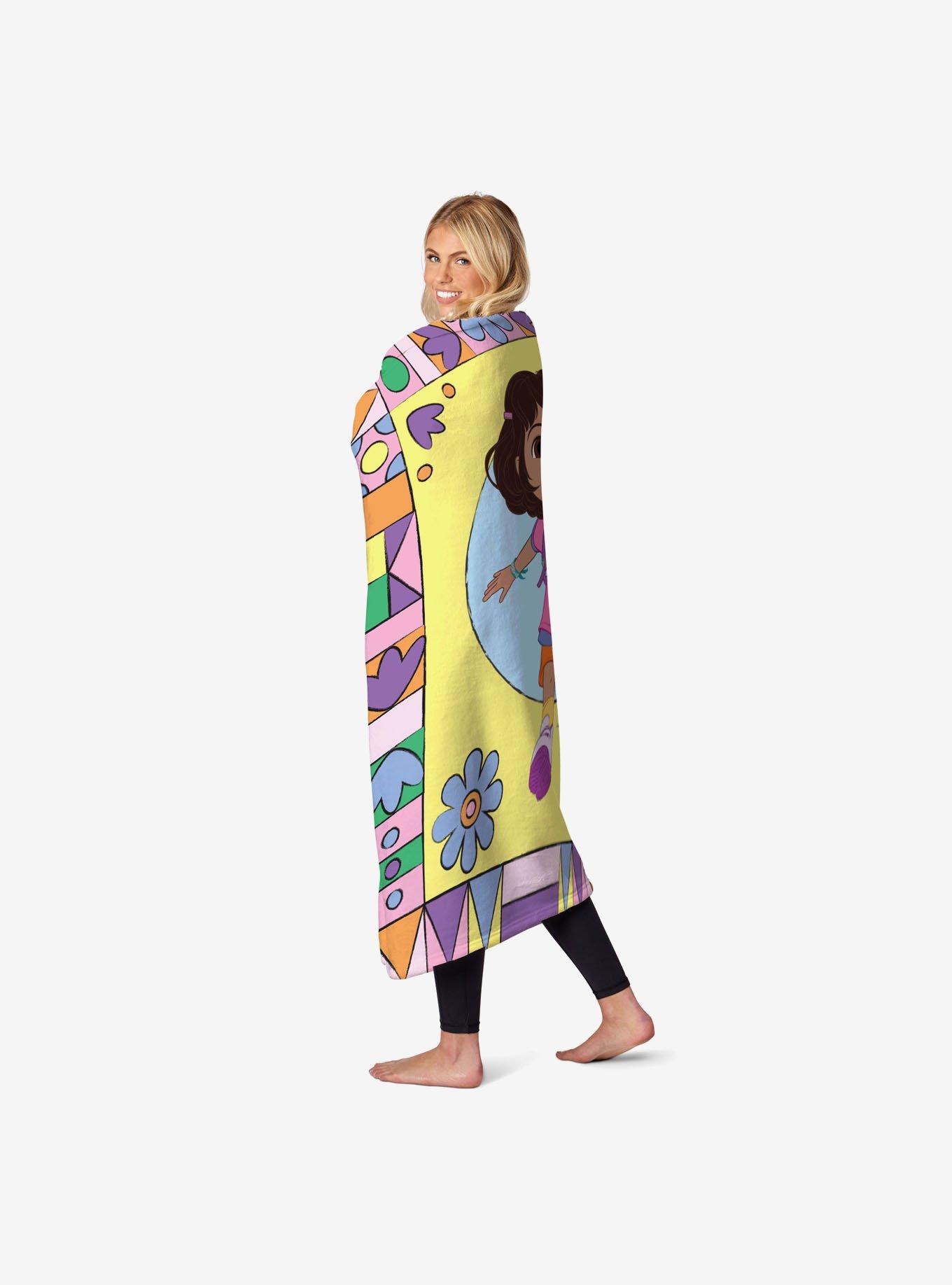 Dora The Explorer Running Dora 50x60" Silk Touch Throw Blanket, , alternate