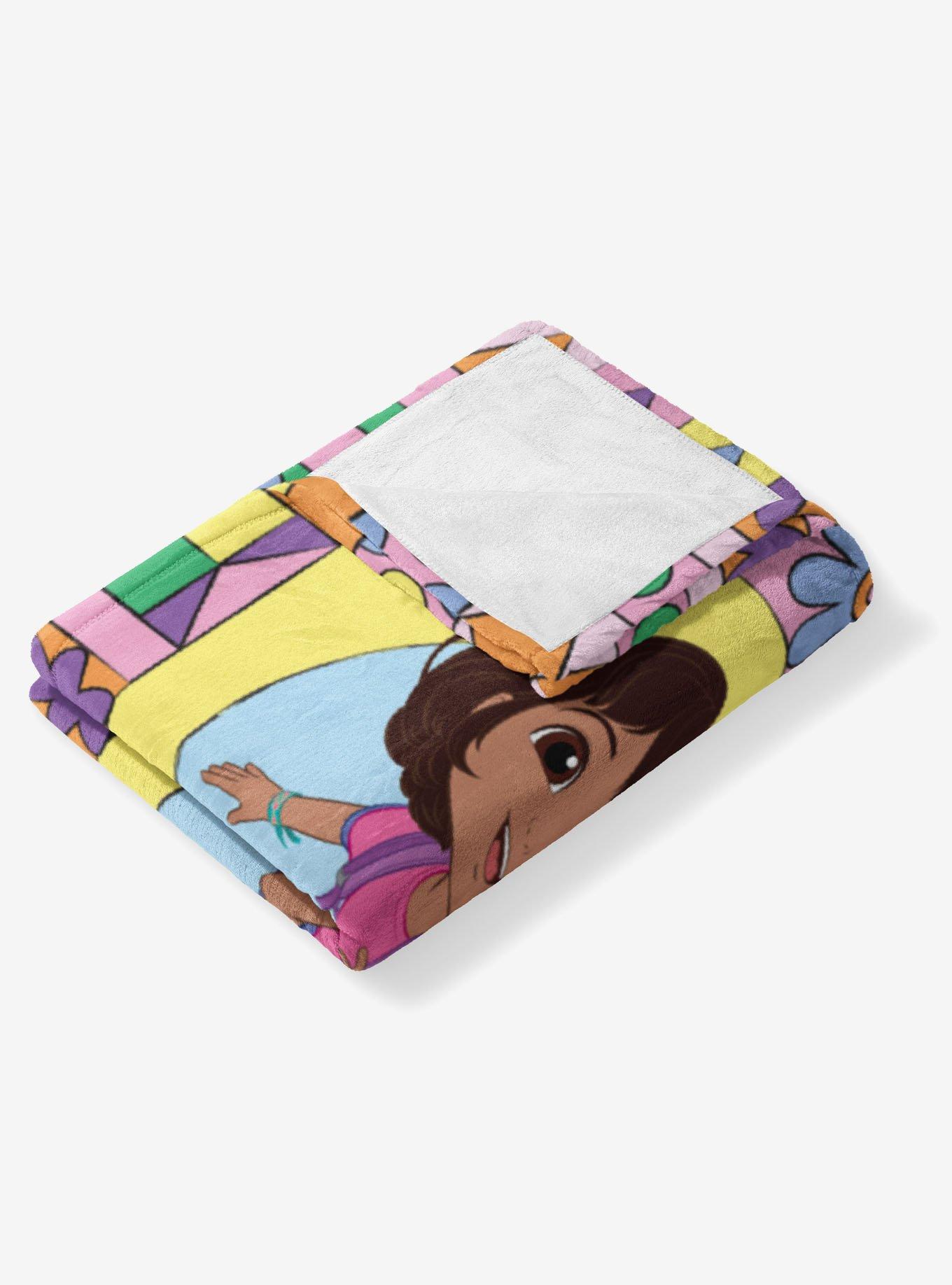 Dora The Explorer Running Dora 50x60" Silk Touch Throw Blanket, , alternate