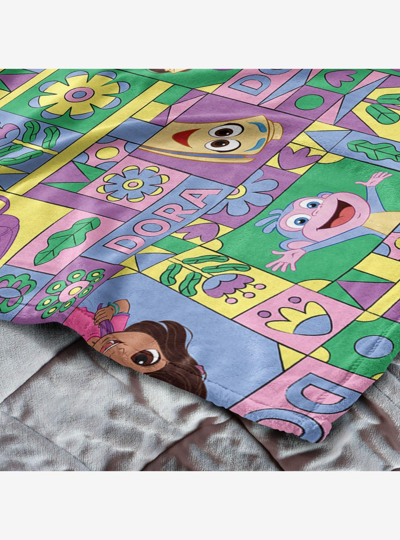 Dora The Explorer Dora and Friends Collage 50x60" Silk Touch Throw Blanket, , alternate