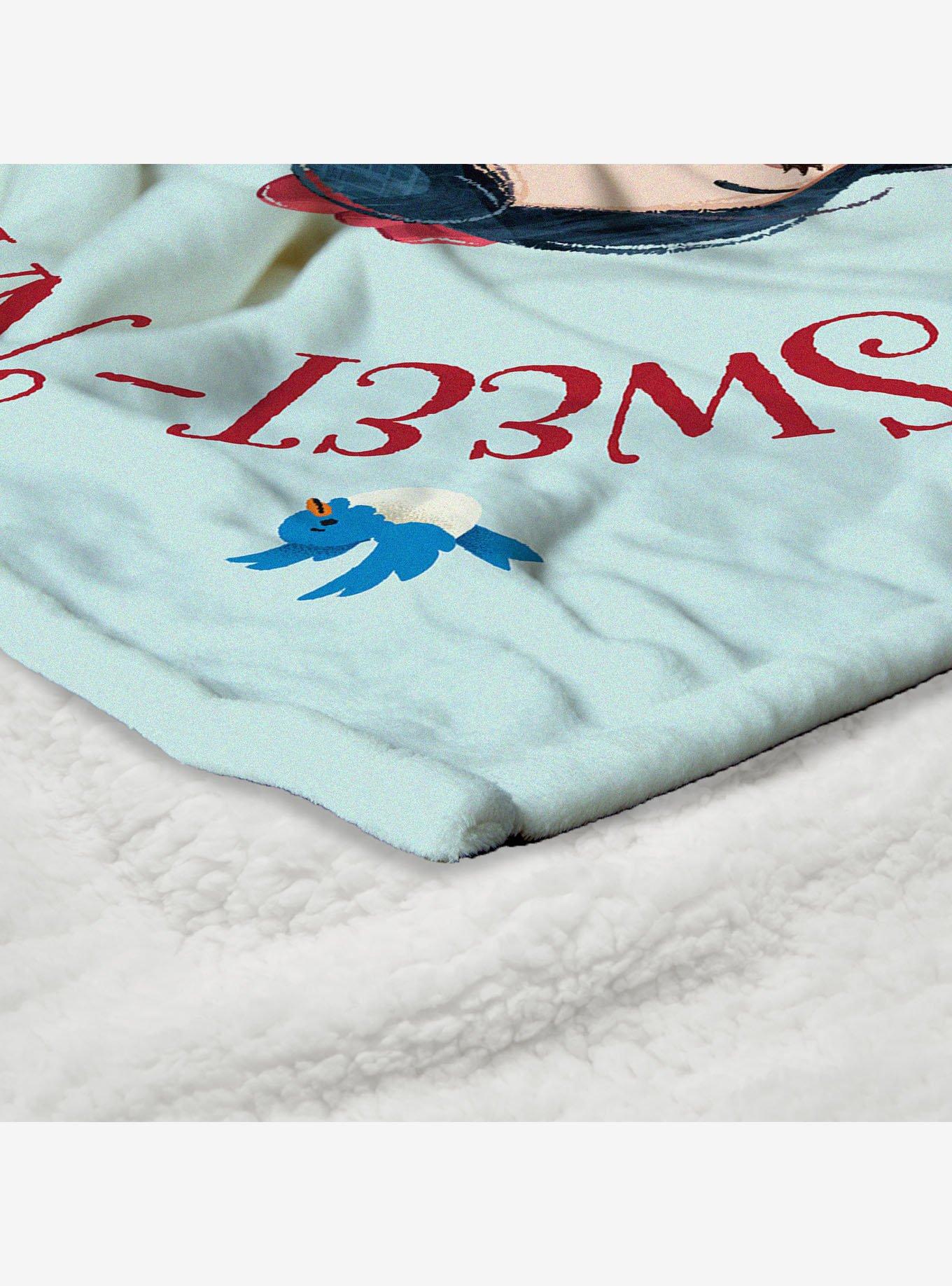 Disney Snow White Sweet Natured Silk Touch Sherpa Throw Blanket, , alternate