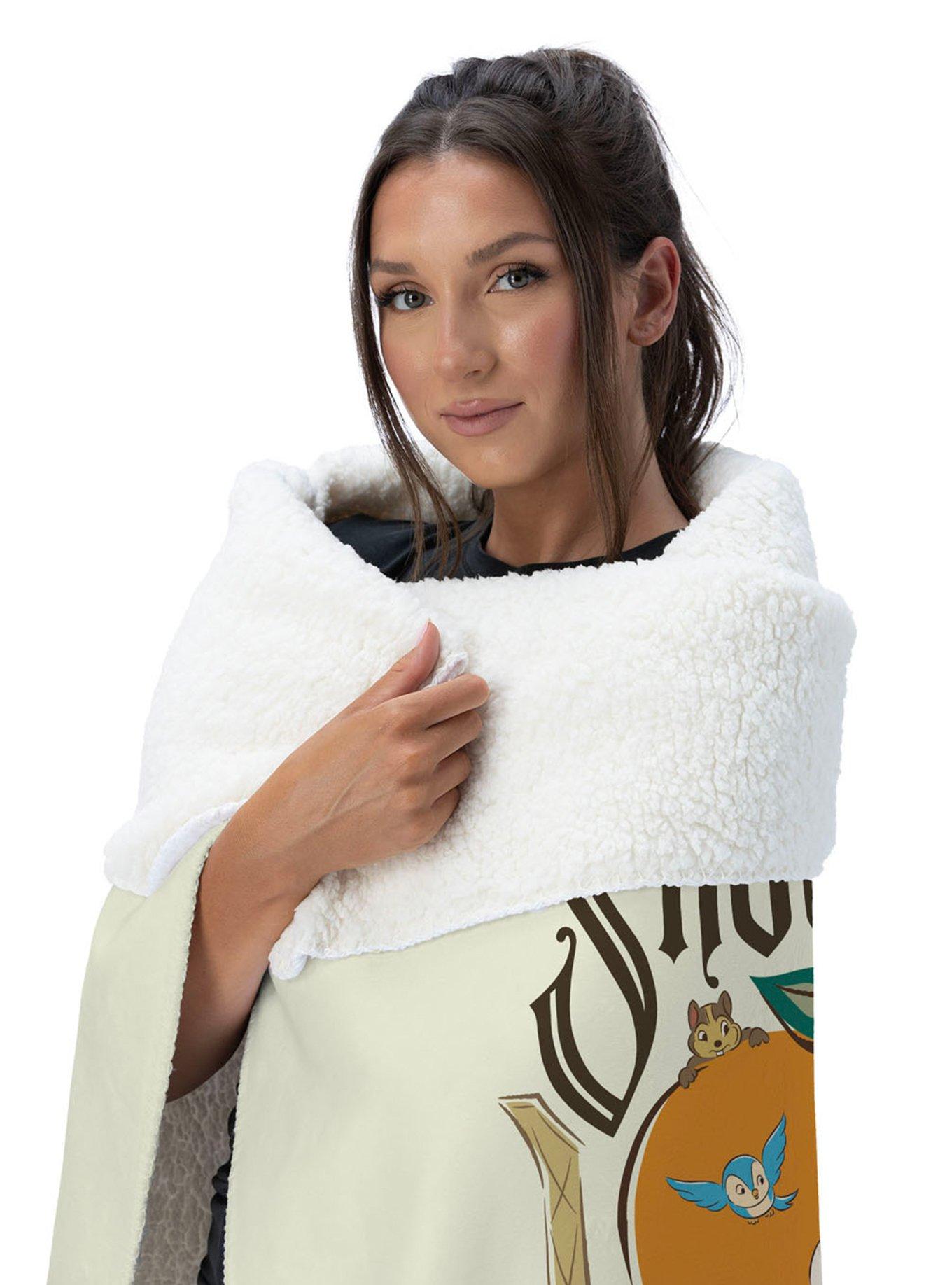 Disney Snow White Big Apple Silk Touch Sherpa Throw Blanket, , alternate