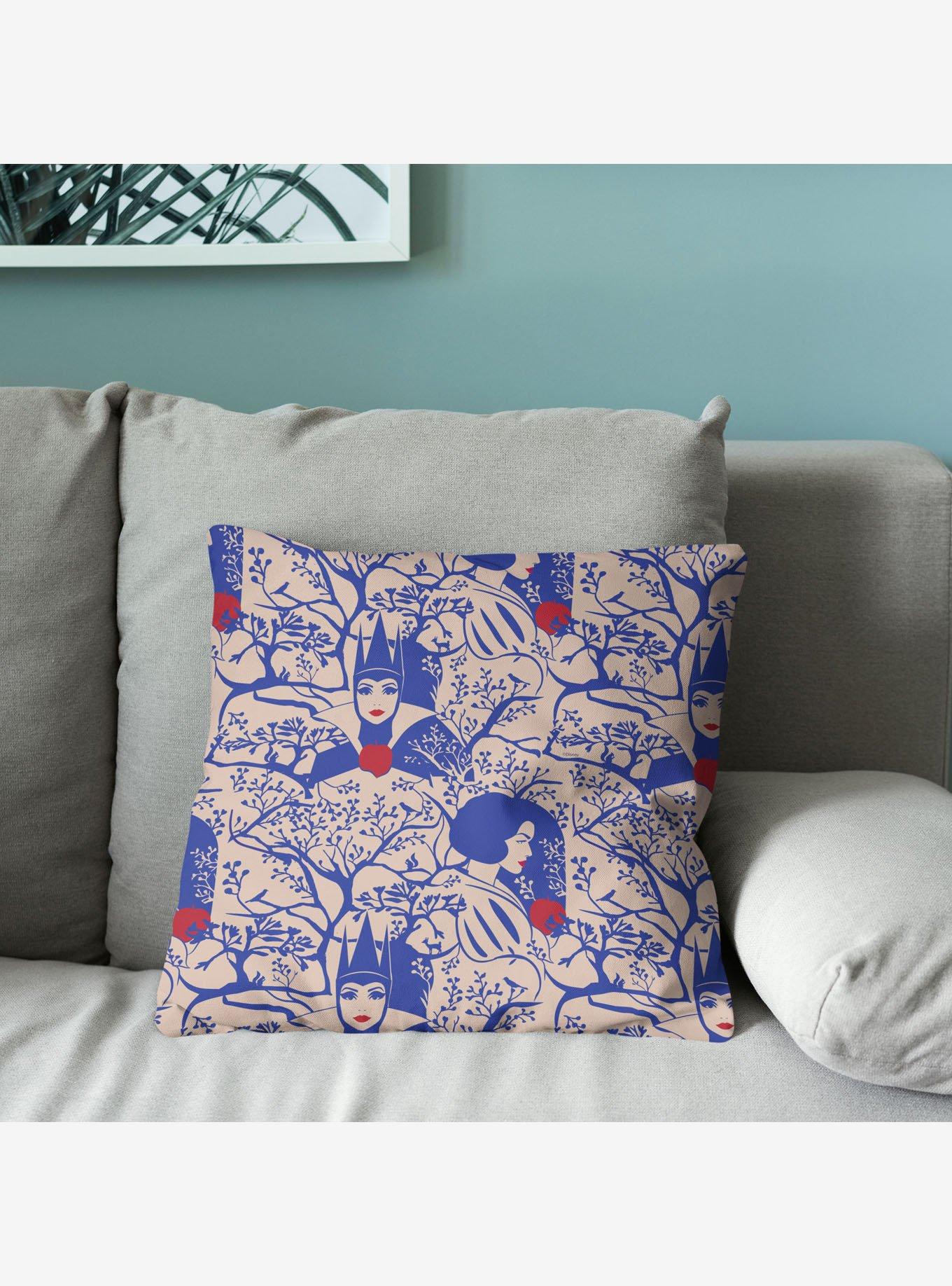 Disney Snow White Forest of Apples Printed Throw Pillow, , alternate