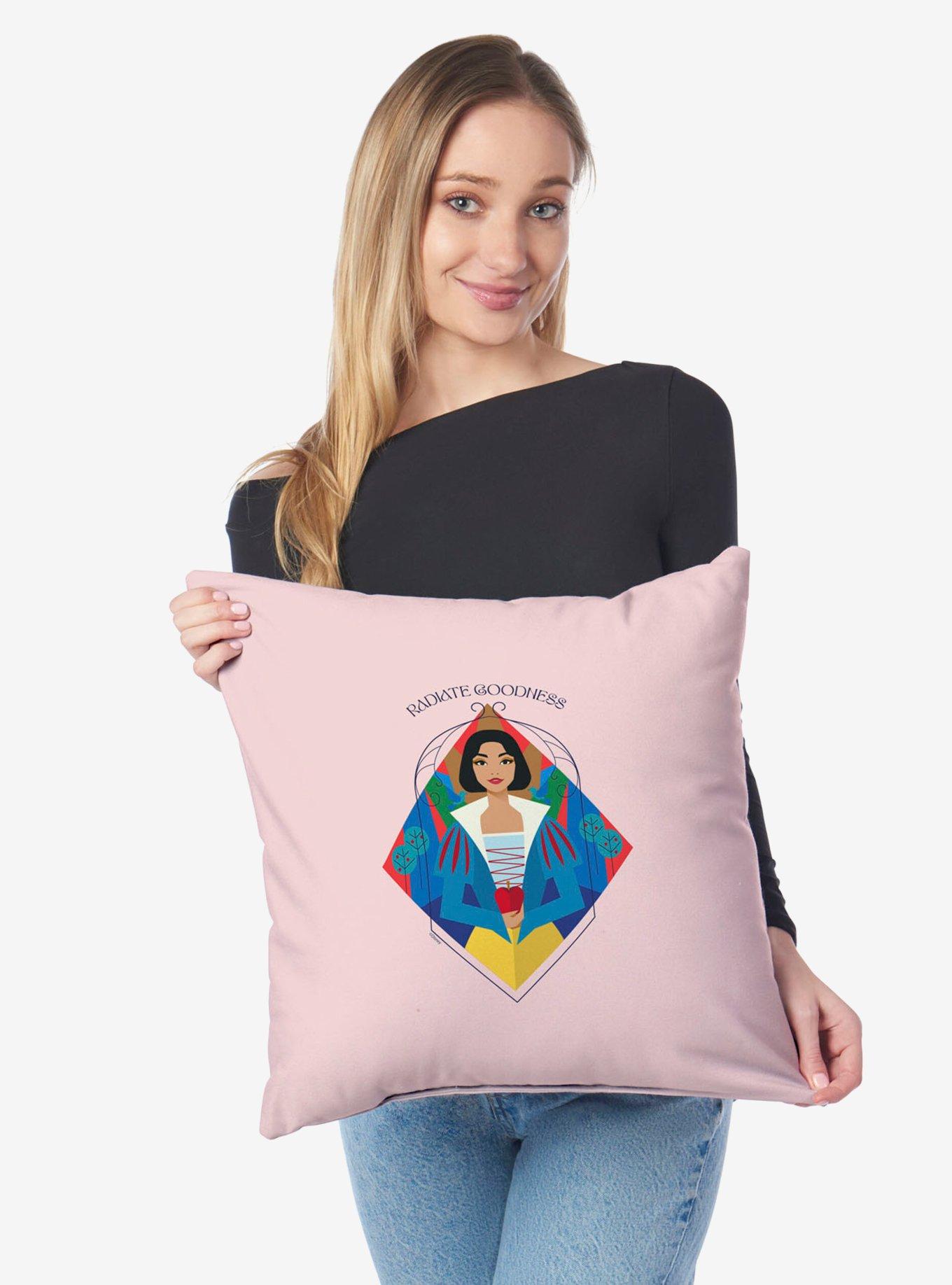 Disney Snow White Radiate Goodness Printed Throw Pillow, , alternate