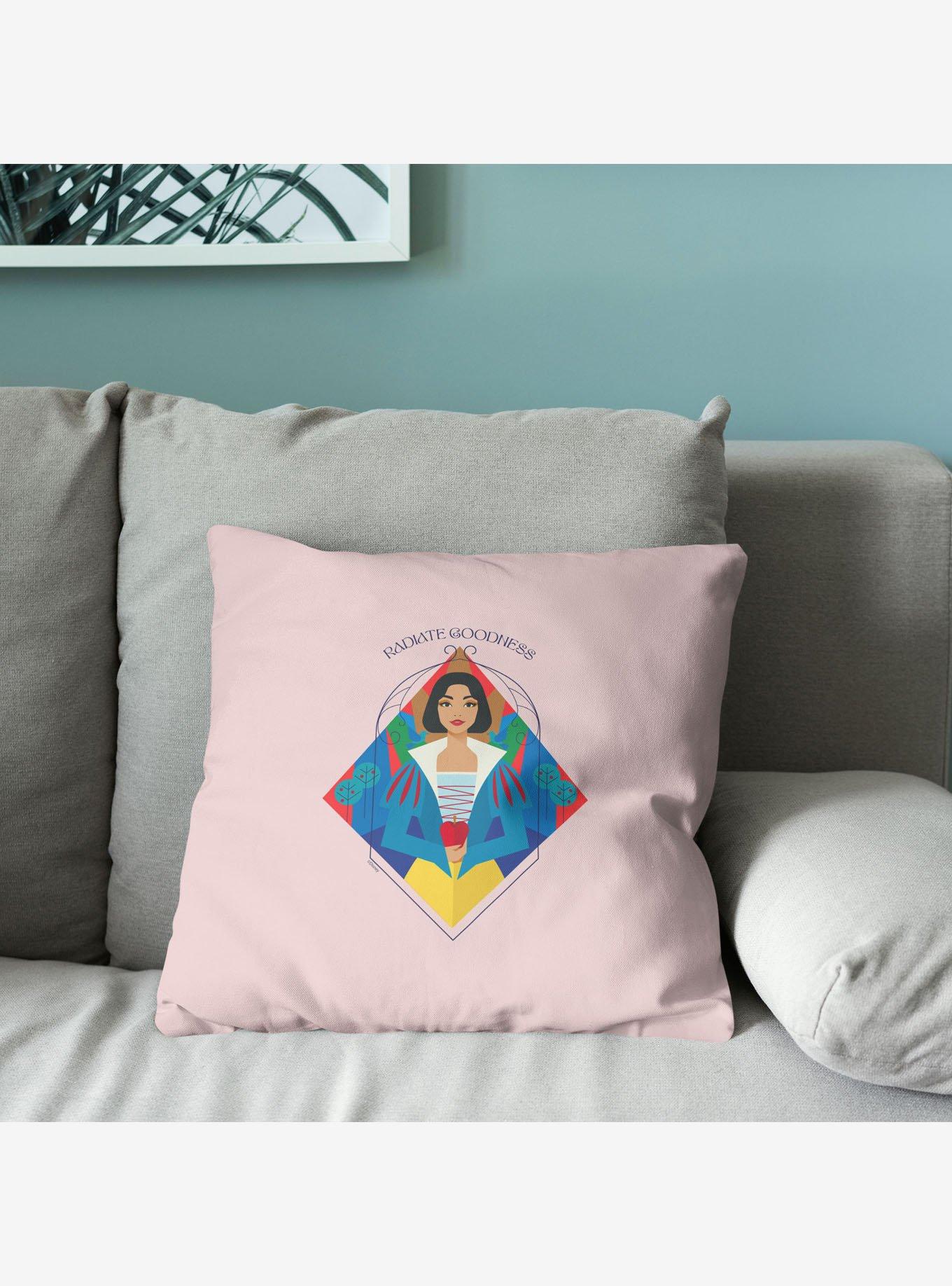 Disney Snow White Radiate Goodness Printed Throw Pillow, , alternate