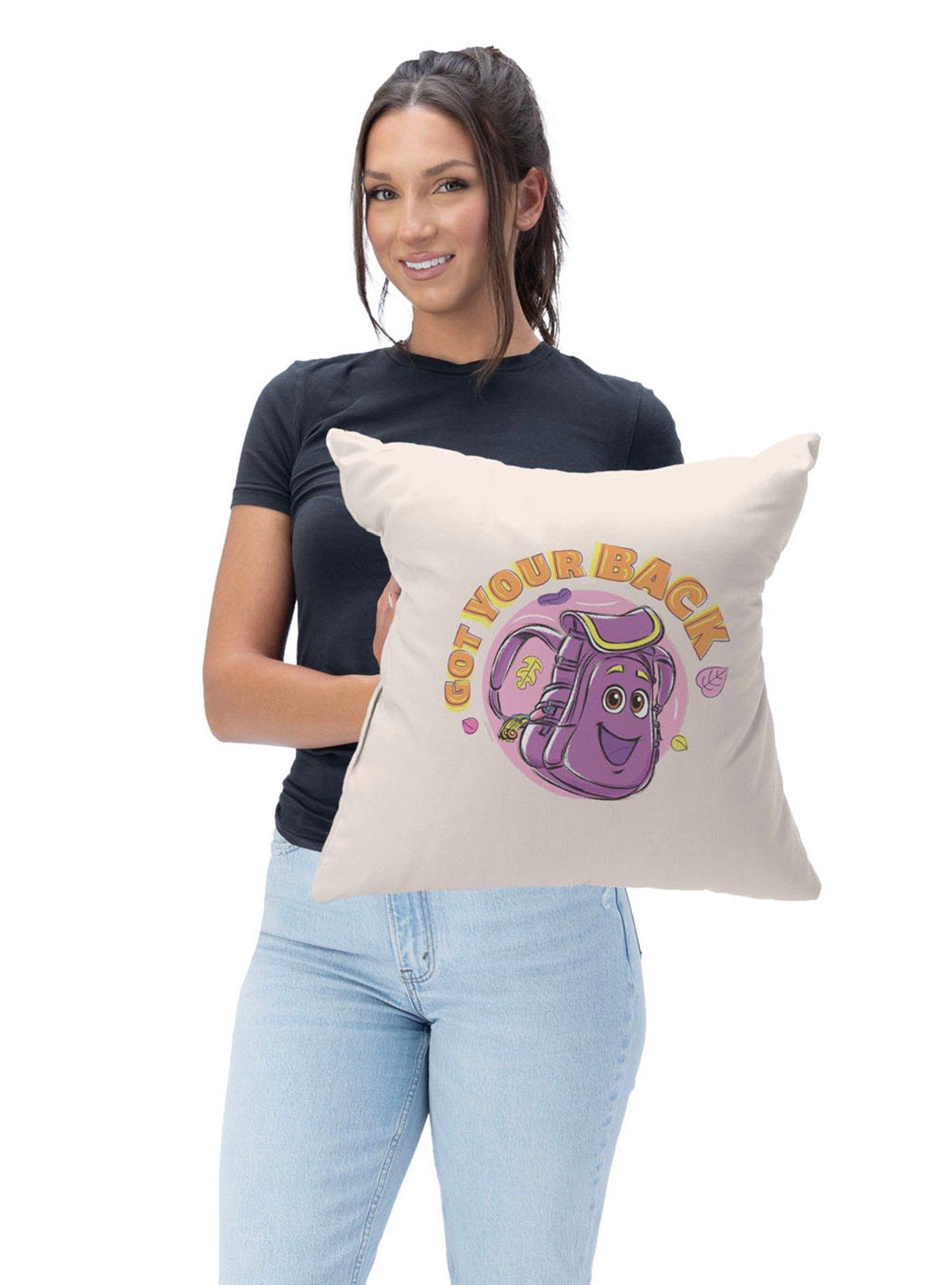 Dora The Explorer Got Your Backpack Throw Pillow, , hi-res