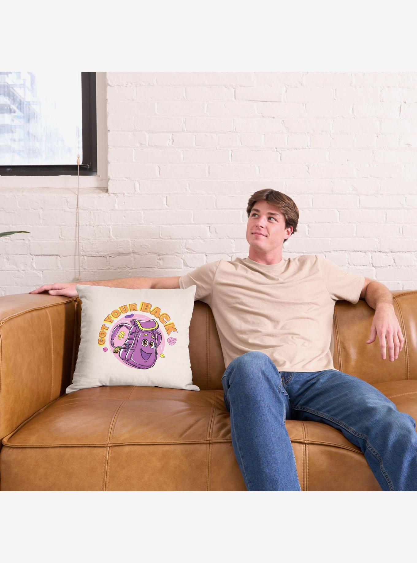 Dora The Explorer Got Your Backpack Throw Pillow, , alternate