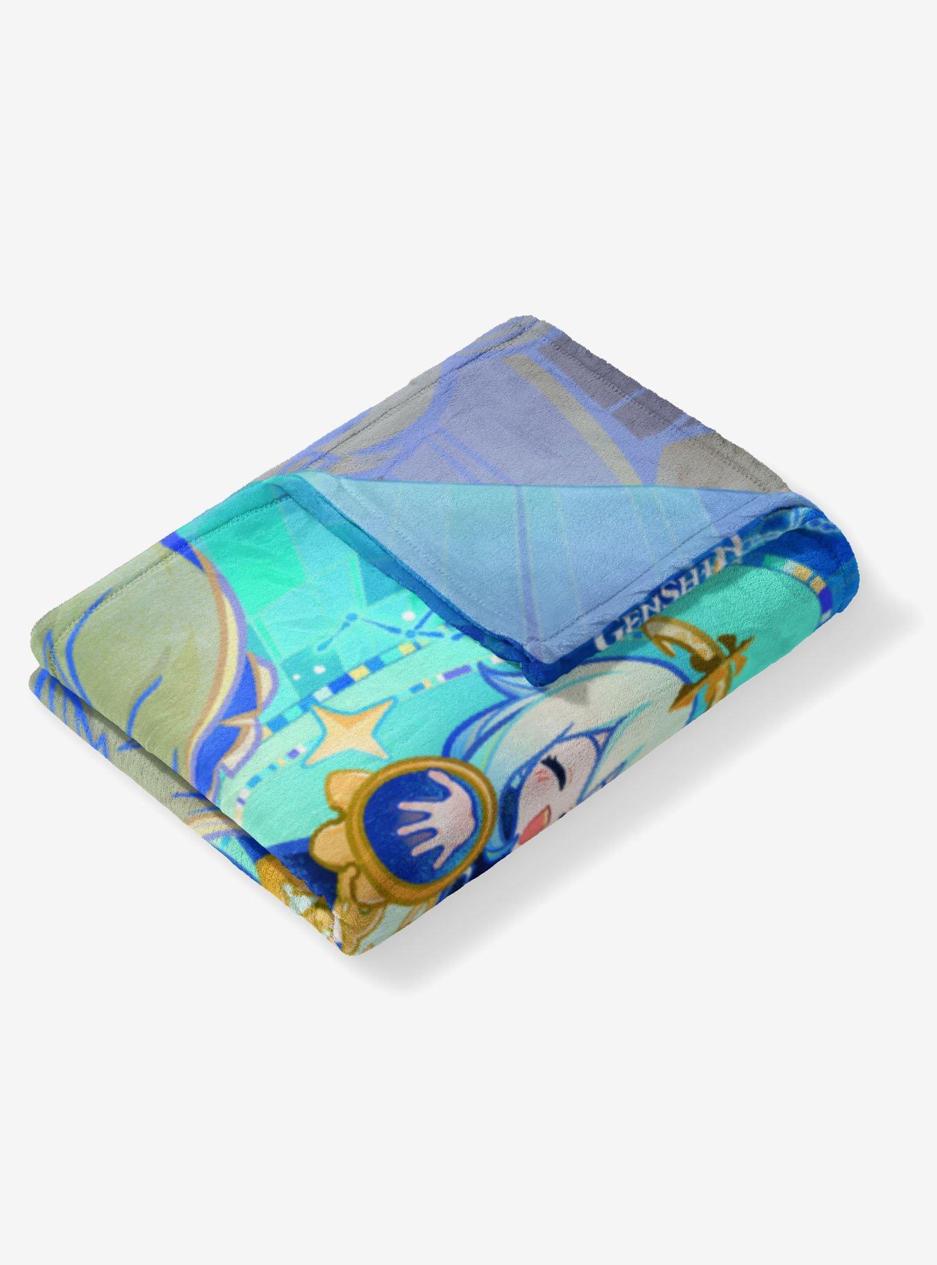Genshin Impact Event 001 The Best Travel Companion Silk Touch Throw Blanket, , alternate