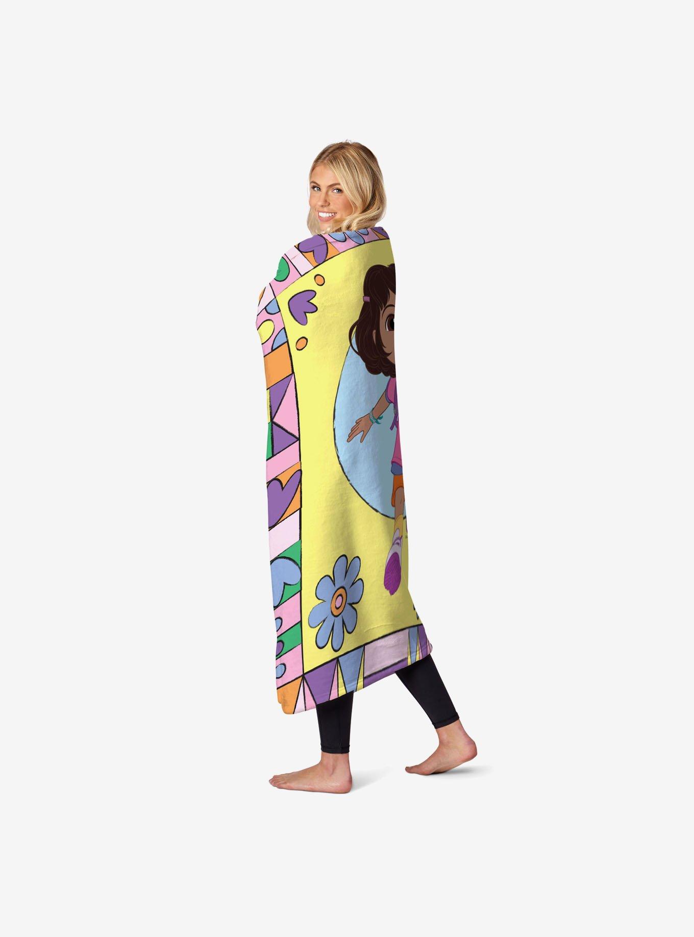 Dora The Explorer Running Dora 40x50" Silk Touch Throw Blanket, , alternate