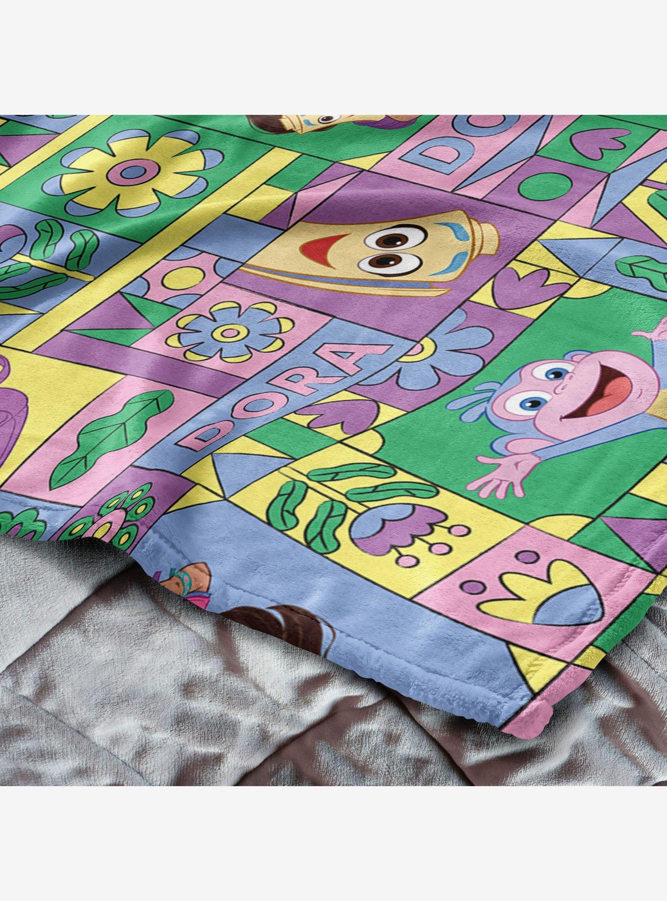 Dora The Explorer Dora and Friends Collage 40x50" Silk Touch Throw Blanket, , alternate