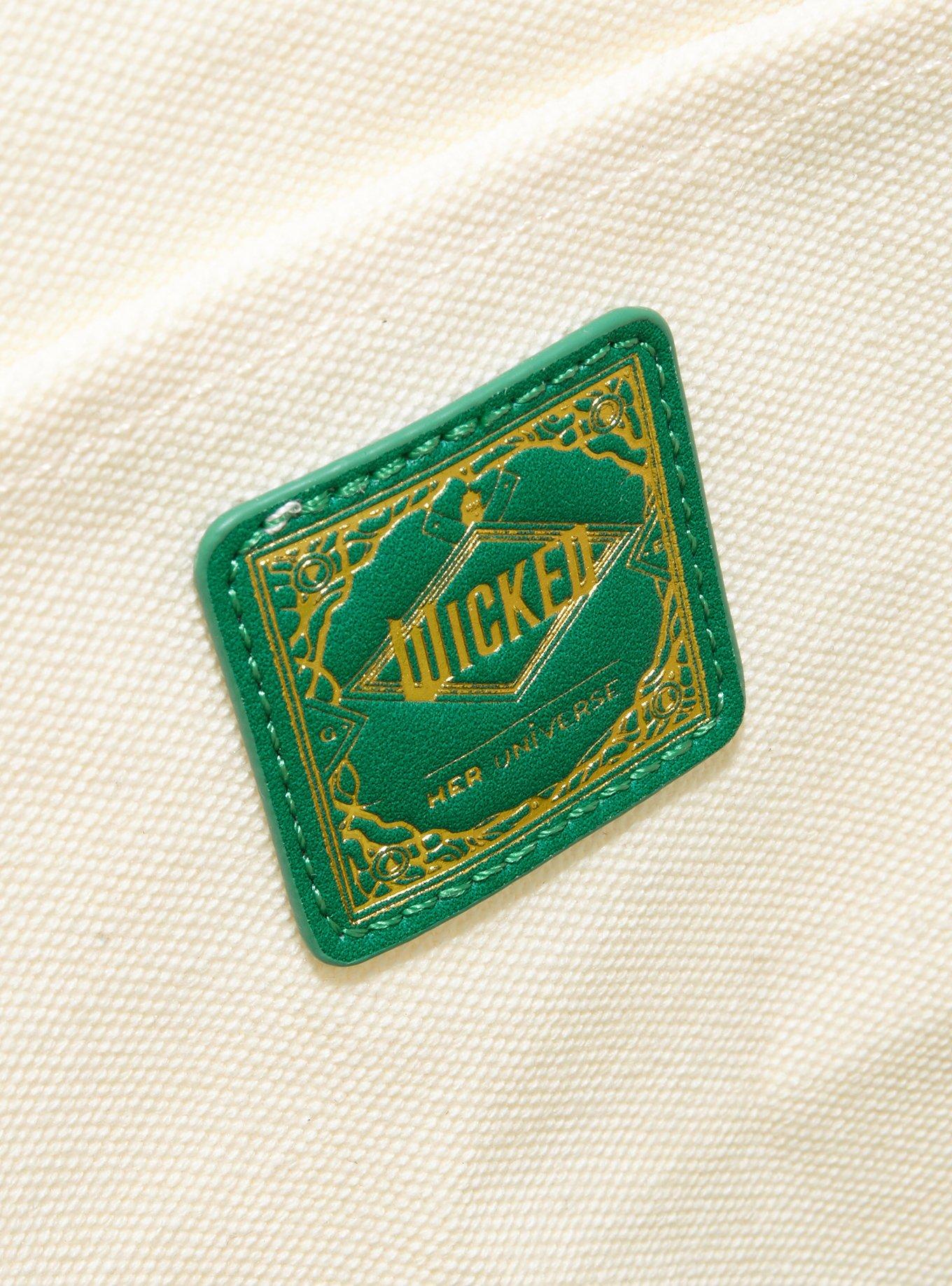 Wicked Icon Patches Canvas Tote Bag - BoxLunch Exclusive, , alternate