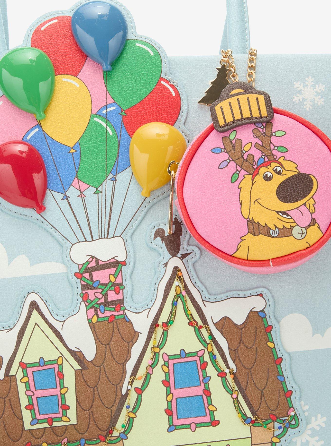 Disney Pixar Up Balloon House Holiday Tote Bag with Coin Purse - BoxLunch Exclusive