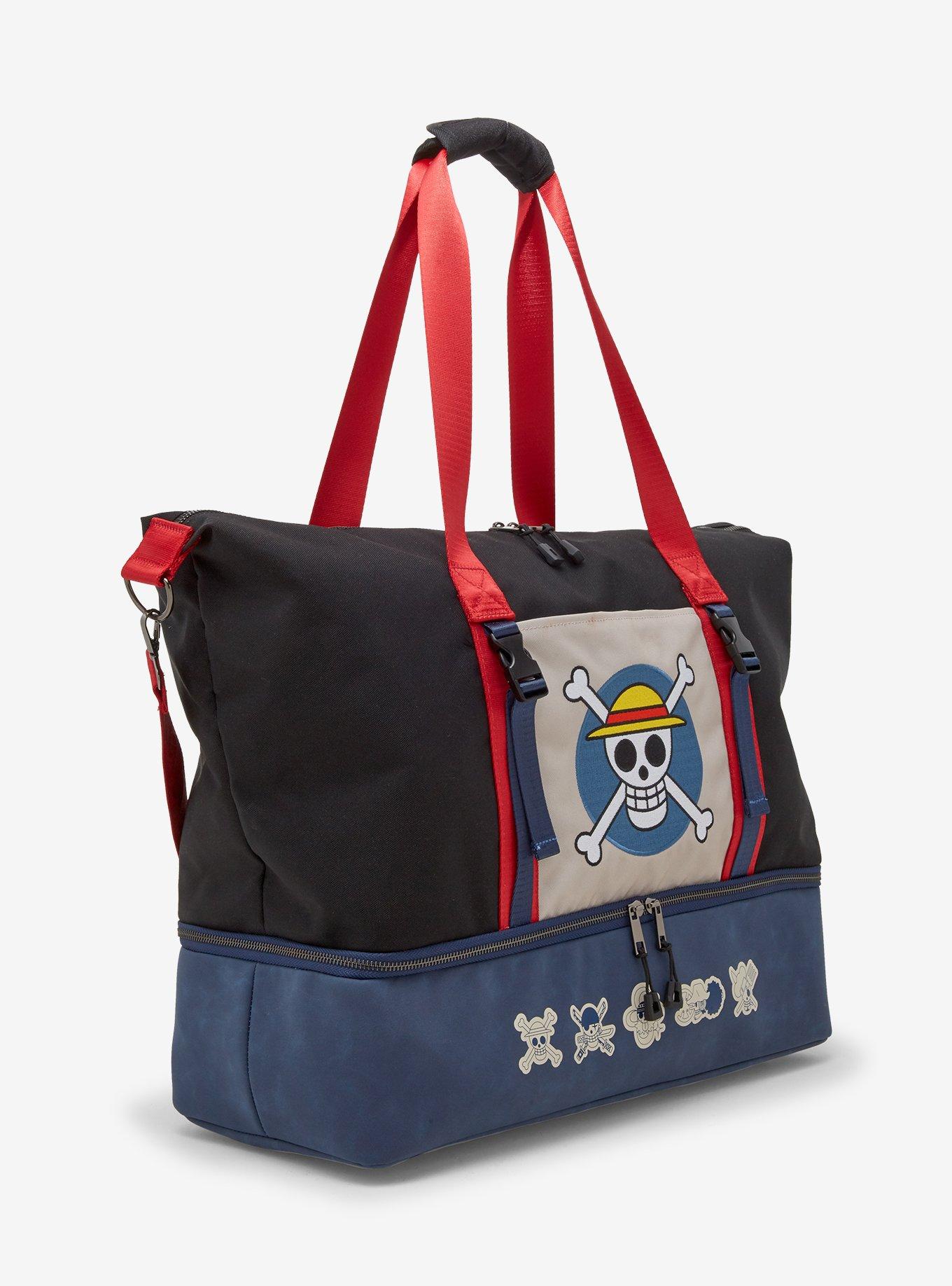 One Piece Straw Hat Crew Jolly Rogers Tactical Weekender Bag - BoxLunch Exclusive, , hi-res