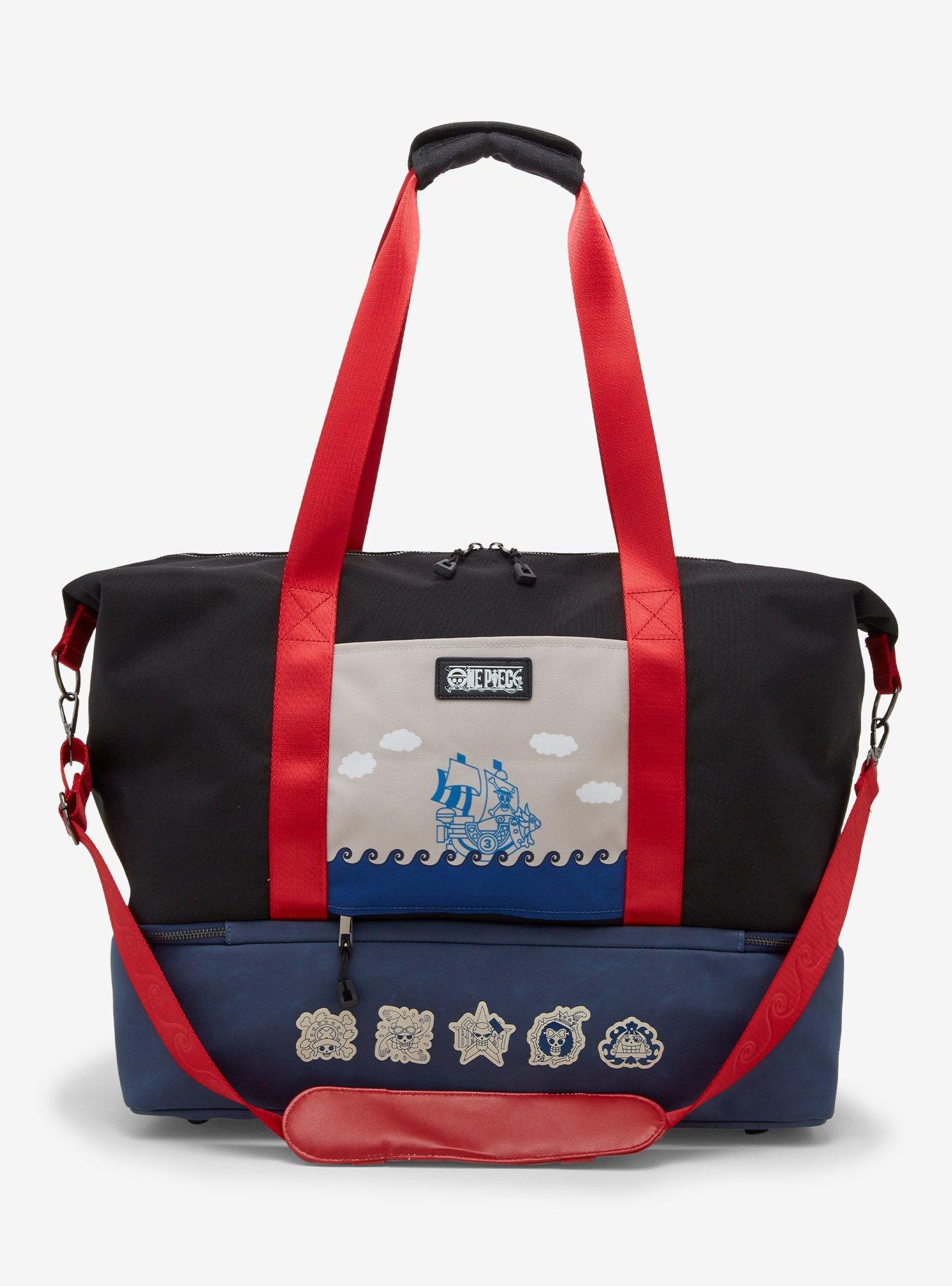 One Piece Straw Hat Crew Jolly Rogers Tactical Weekender Bag - BoxLunch Exclusive, , alternate