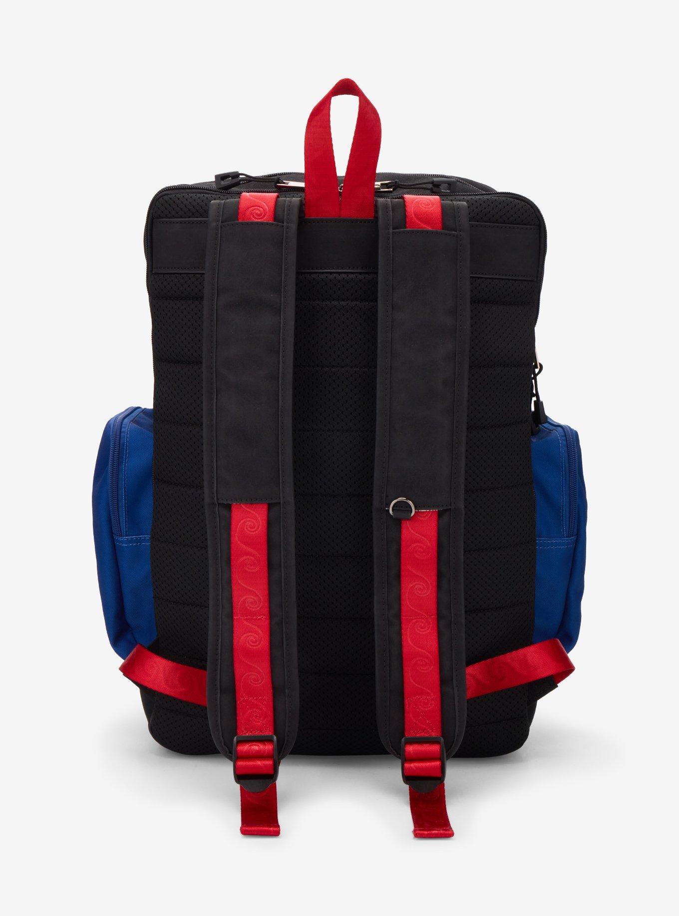 One Piece Straw Hat Crew Jolly Roger Multi-Pocket Backpack - BoxLunch Exclusive, , alternate