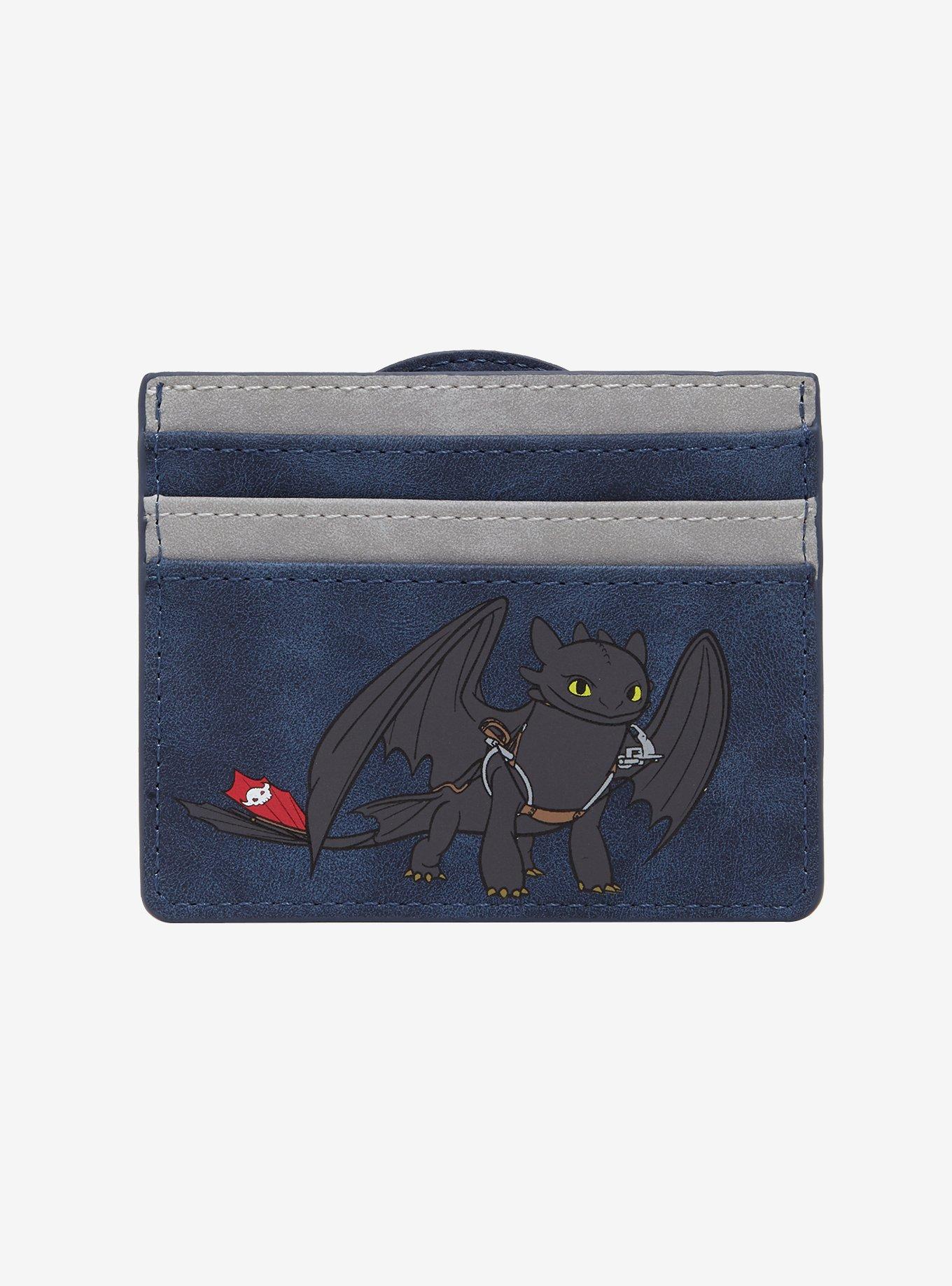 DreamWorks How To Train Your Dragon Toothless Logo Cardholder — BoxLunch Exclusive, , hi-res