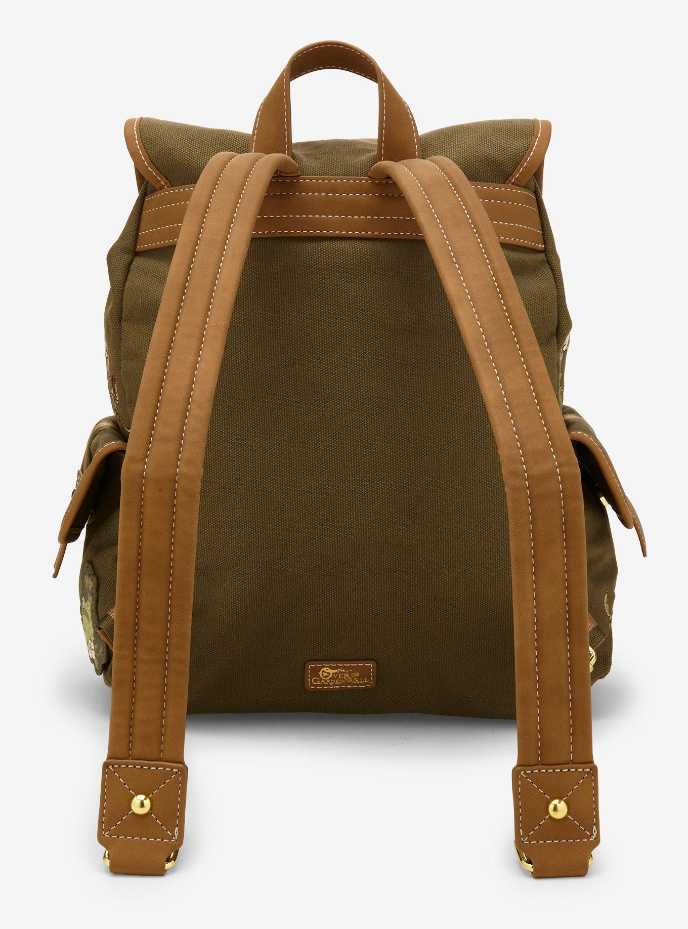 Over The Garden Wall Floral Icons Drawstring Mini Backpack - BoxLunch Exclusive, , alternate