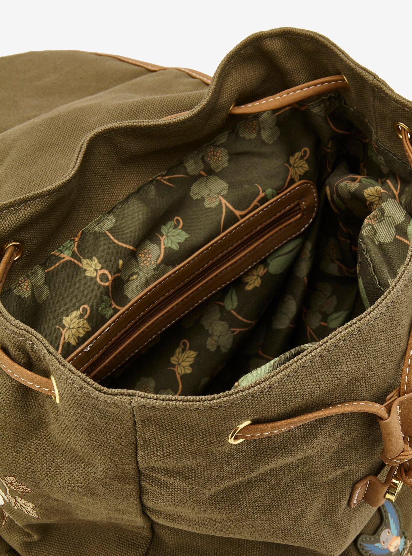 Over The Garden Wall Floral Icons Drawstring Mini Backpack - BoxLunch Exclusive, , alternate