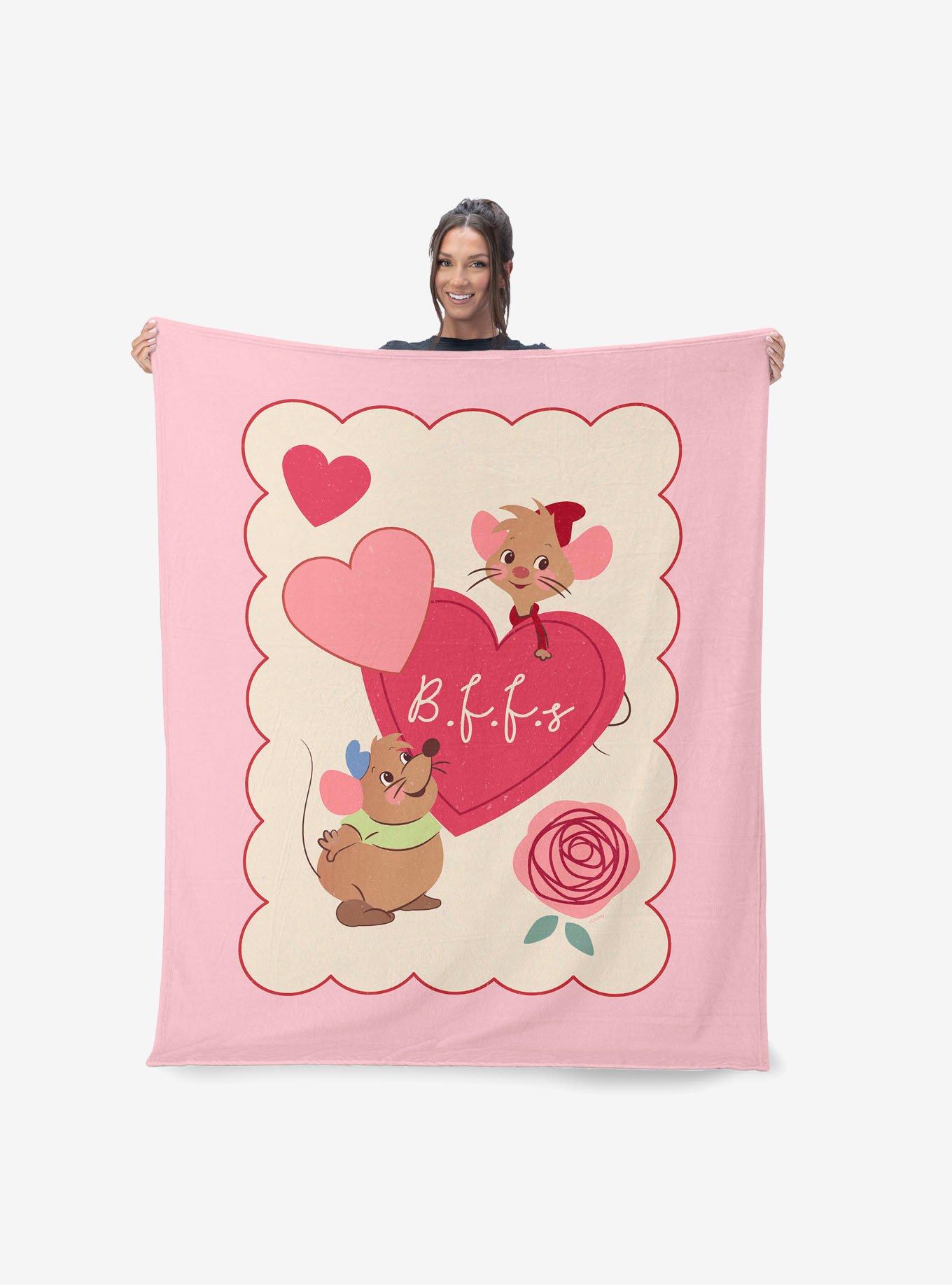 Disney Cinderella Jaq and Gus Silk Touch Throw Blanket, , hi-res