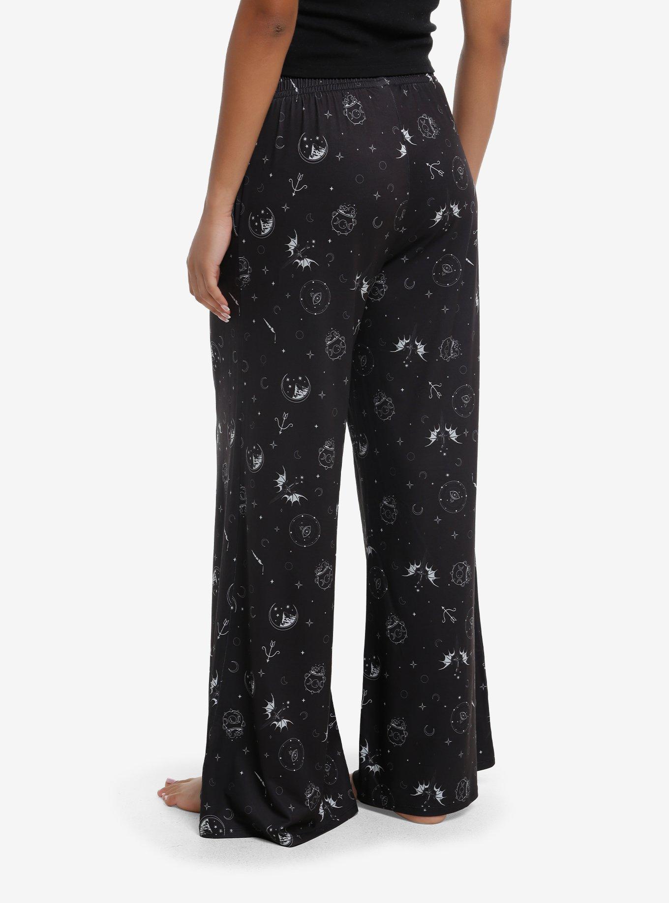 A Court Of Thorns And Roses Icons Wide Leg Pajama Pants, , hi-res