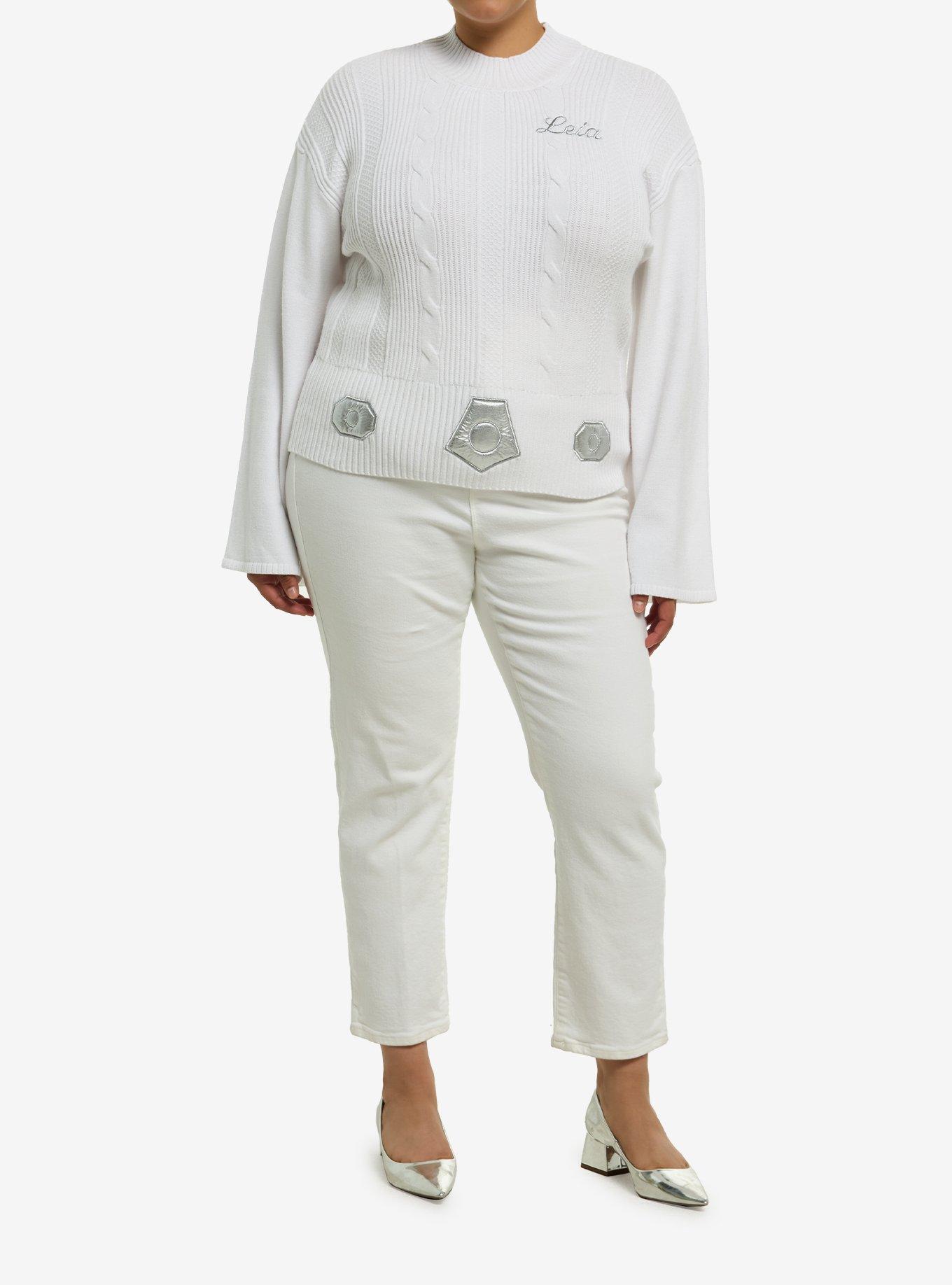 Her Universe Star Wars Leia Bell Sleeve Sweater Plus Size Her Universe Exclusive, , hi-res
