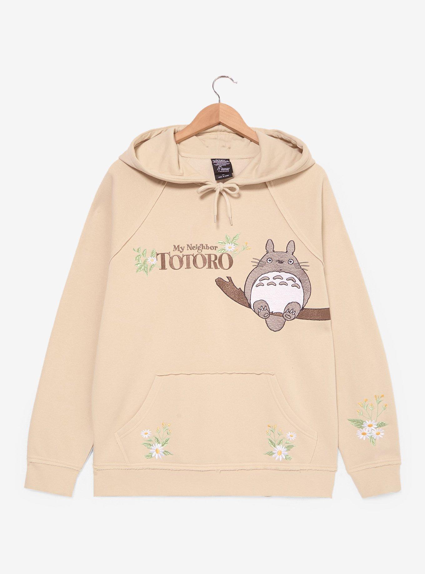 Studio Ghibli® My Neighbor Totoro Floral Embroidered Hoodie - BoxLunch Exclusive, , hi-res