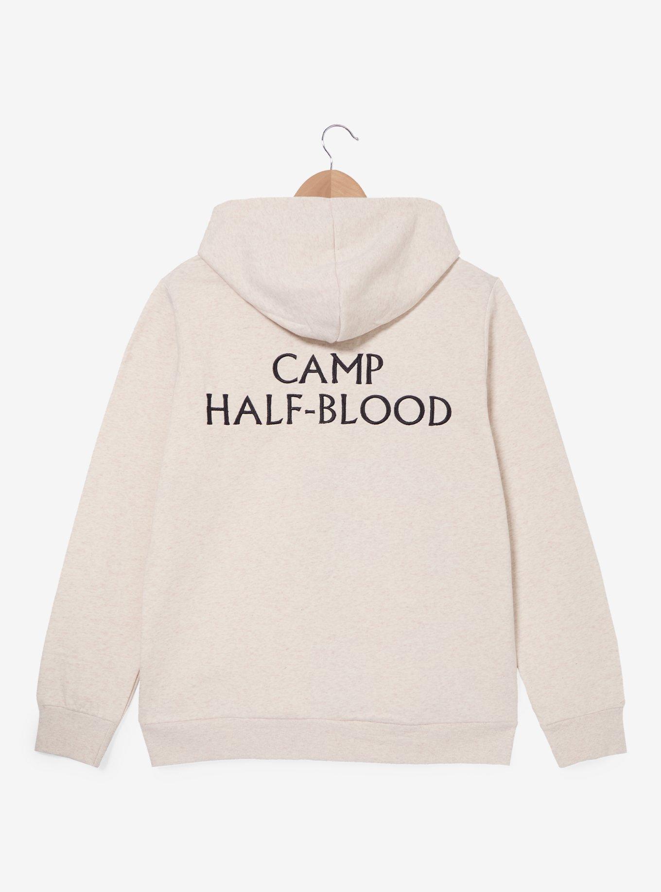 Percy Jackson Camp Half-Blood Patches Zip Hoodie &mdash; BoxLunch Exclusive, , hi-res
