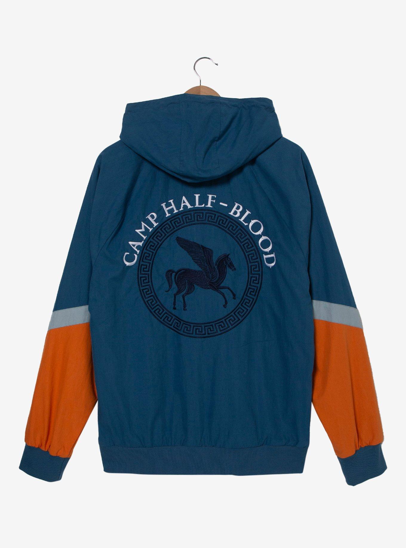 Percy Jackson and The Olympians Camp Half-Blood Windbreaker - BoxLunch Exclusive, BLUE, alternate