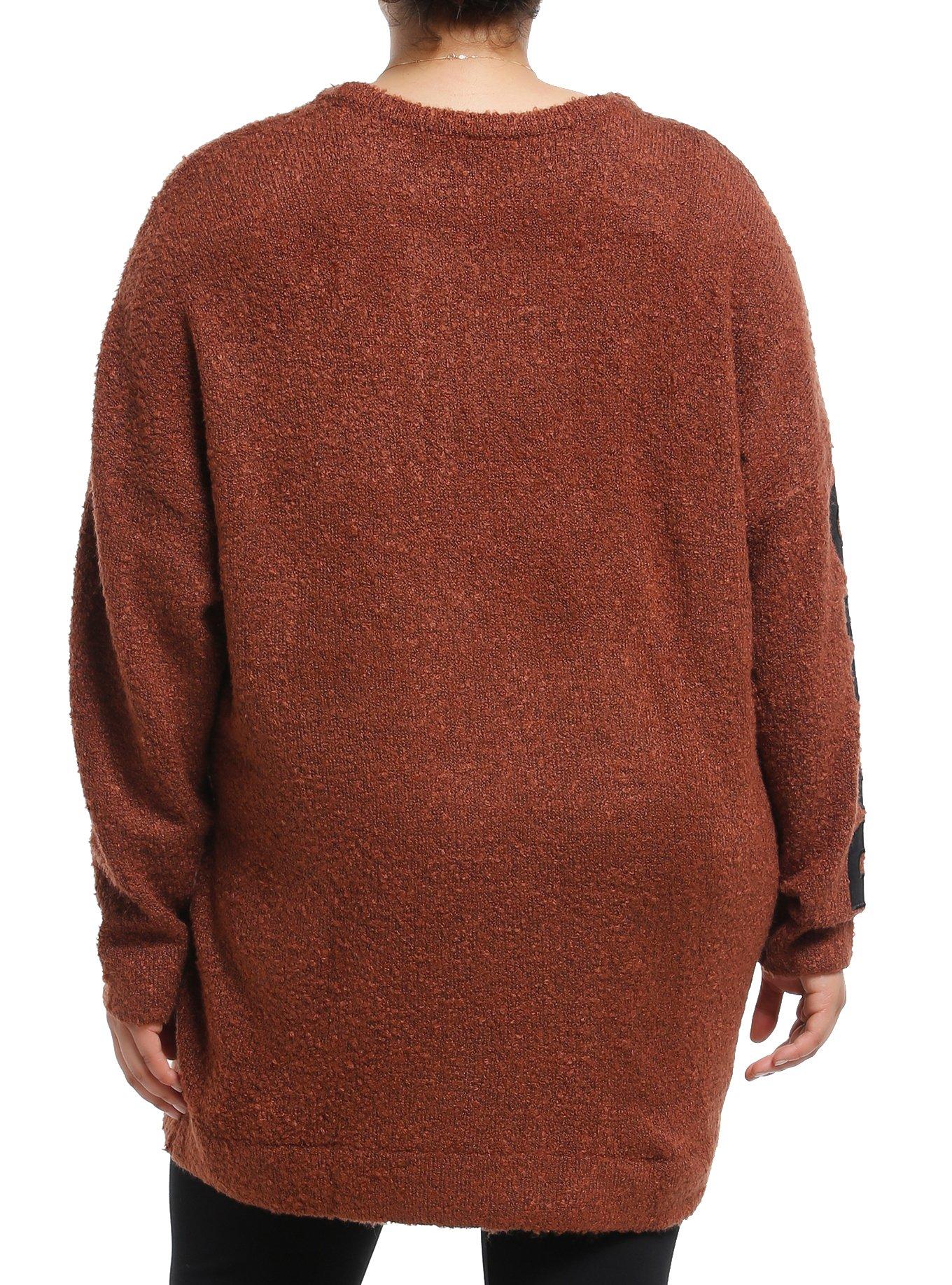 Domo Face Girls Sweater Plus Size, , hi-res