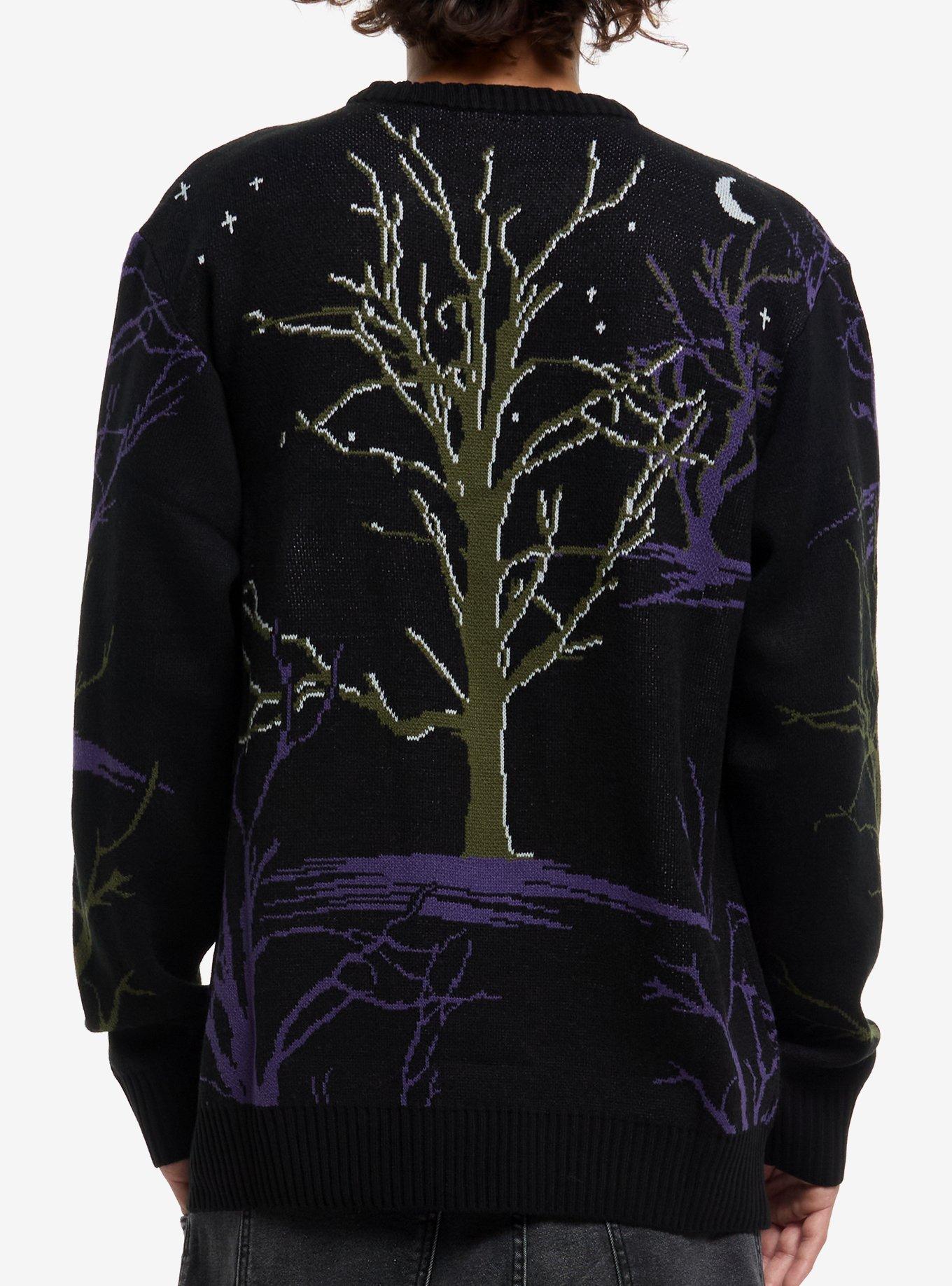 Beetlejuice Graveyard Scene Intarsia Sweater, , hi-res