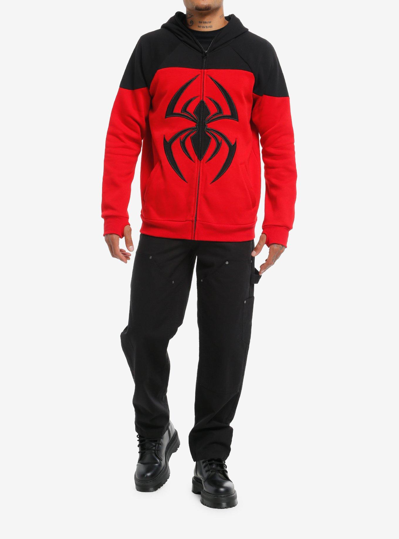 Our Universe Marvel Spider-Man Scarlet Spider Hoodie, BLACK, alternate